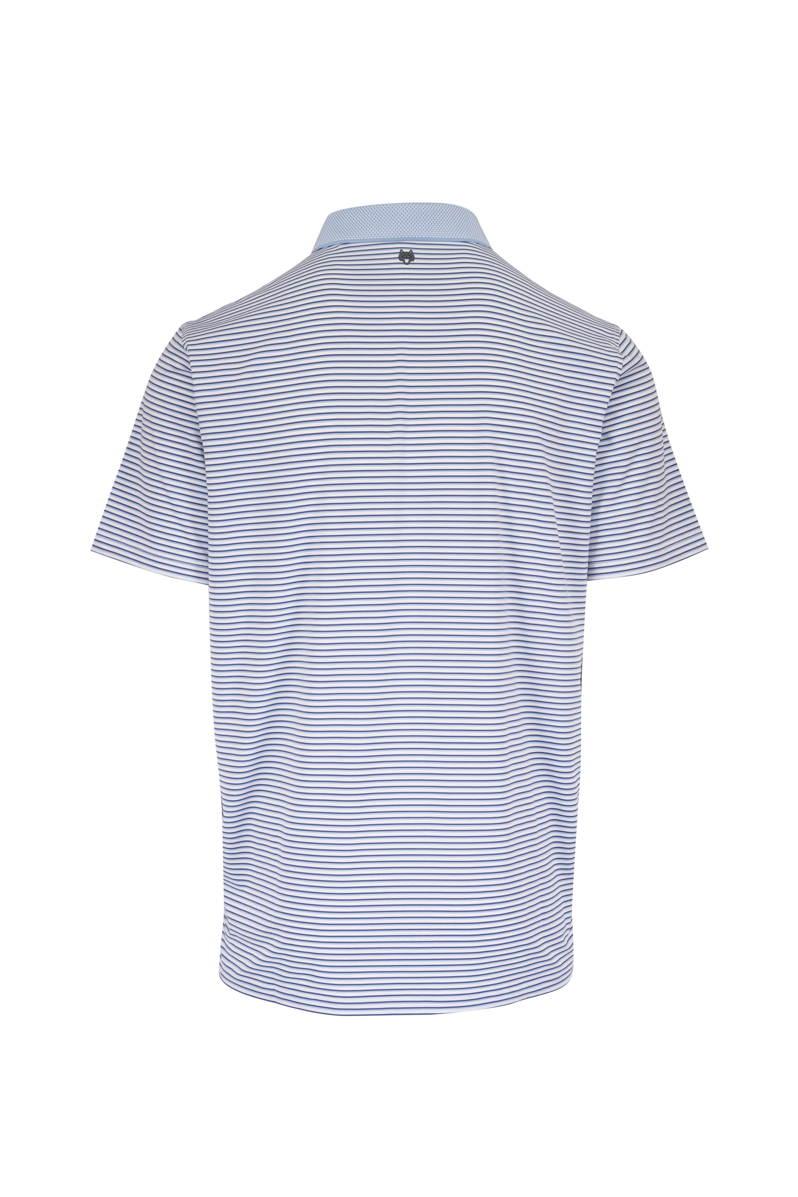Greyson - Keowee White Stripe Polo - view 3