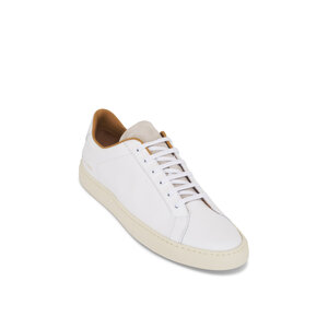 Common Projects - Retro Low Profile White Leather Sneaker
