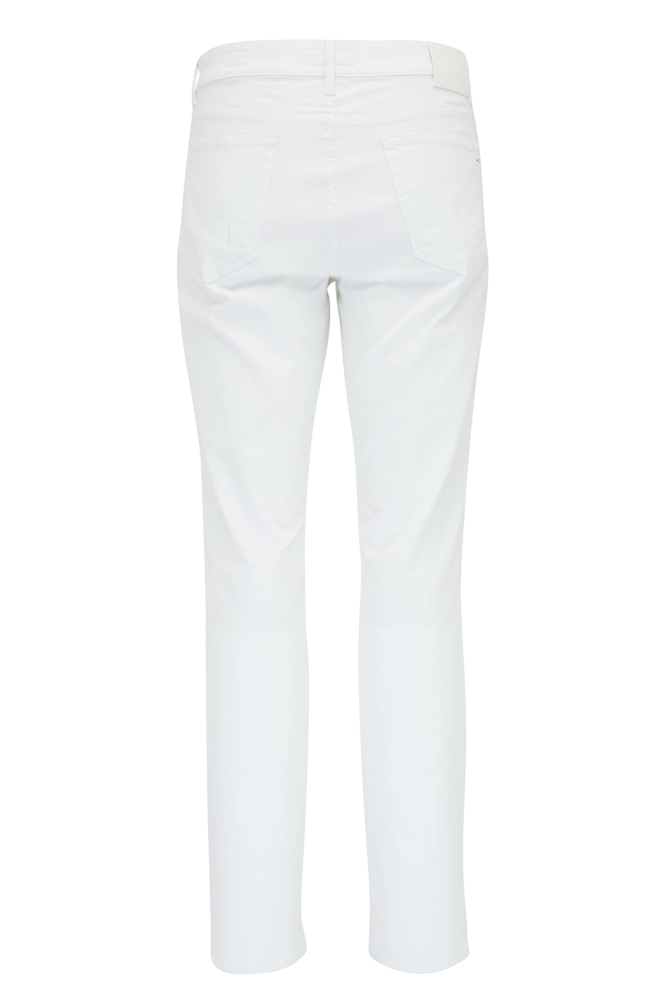 Brax - White Hi-Flex Five Pocket Jean