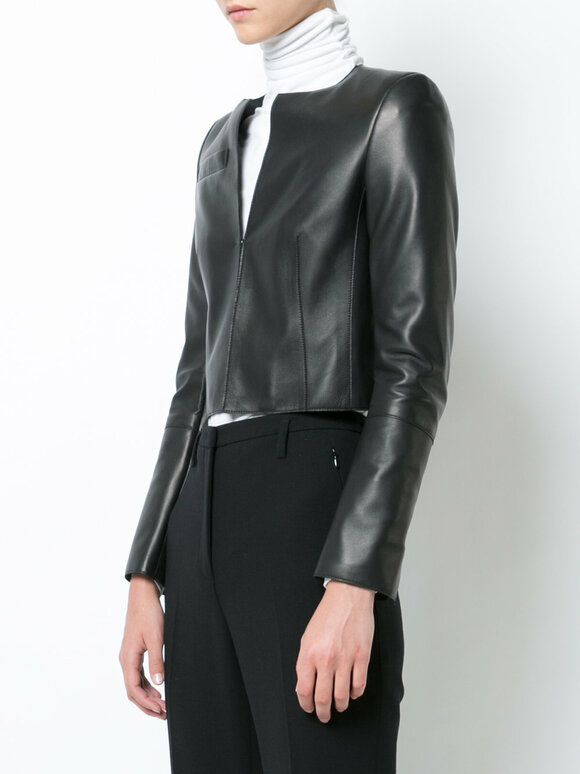 Akris - Hasso Black Leather Jacket
