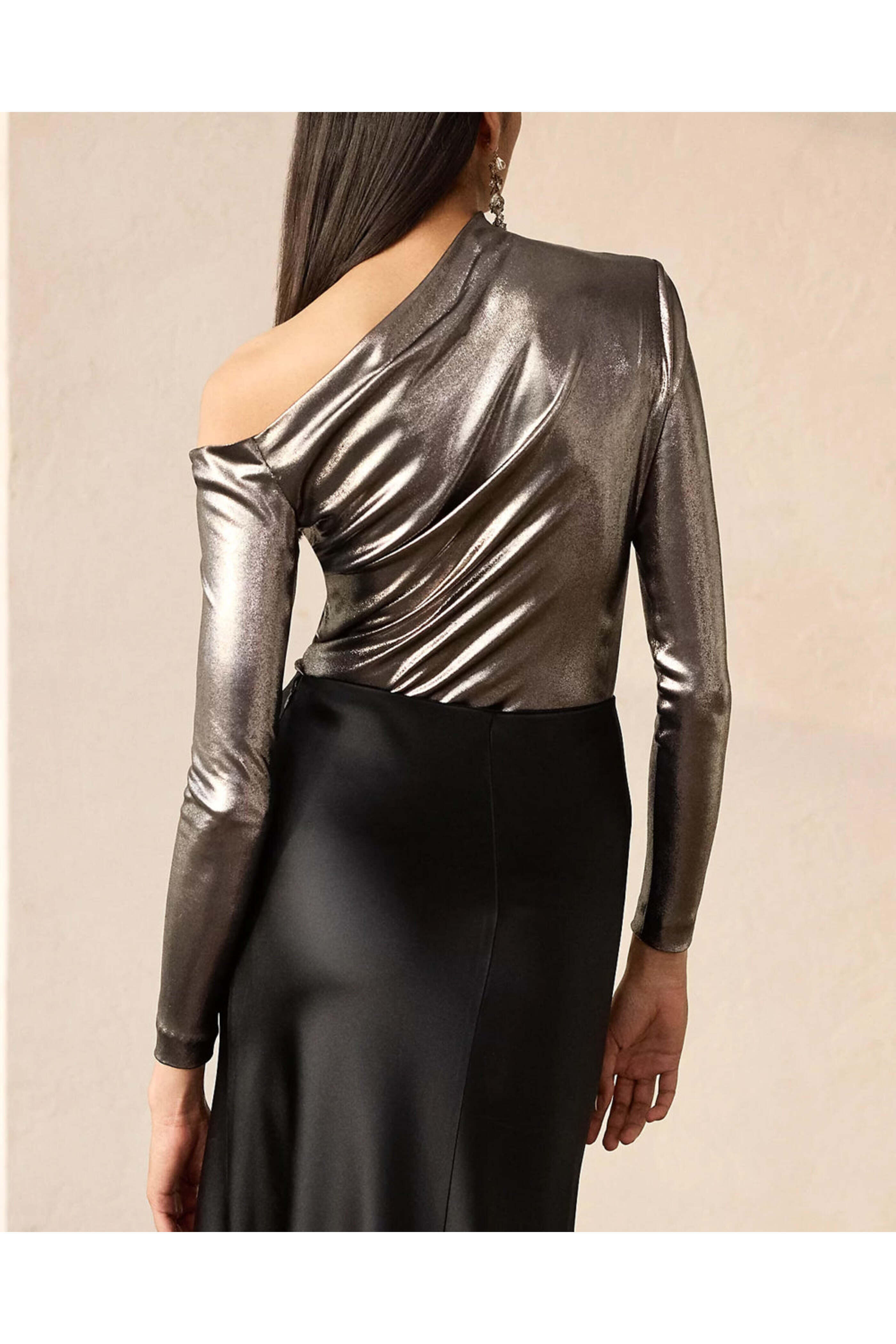 Ralph Lauren - Asteroid Metallic Jersey Blouse