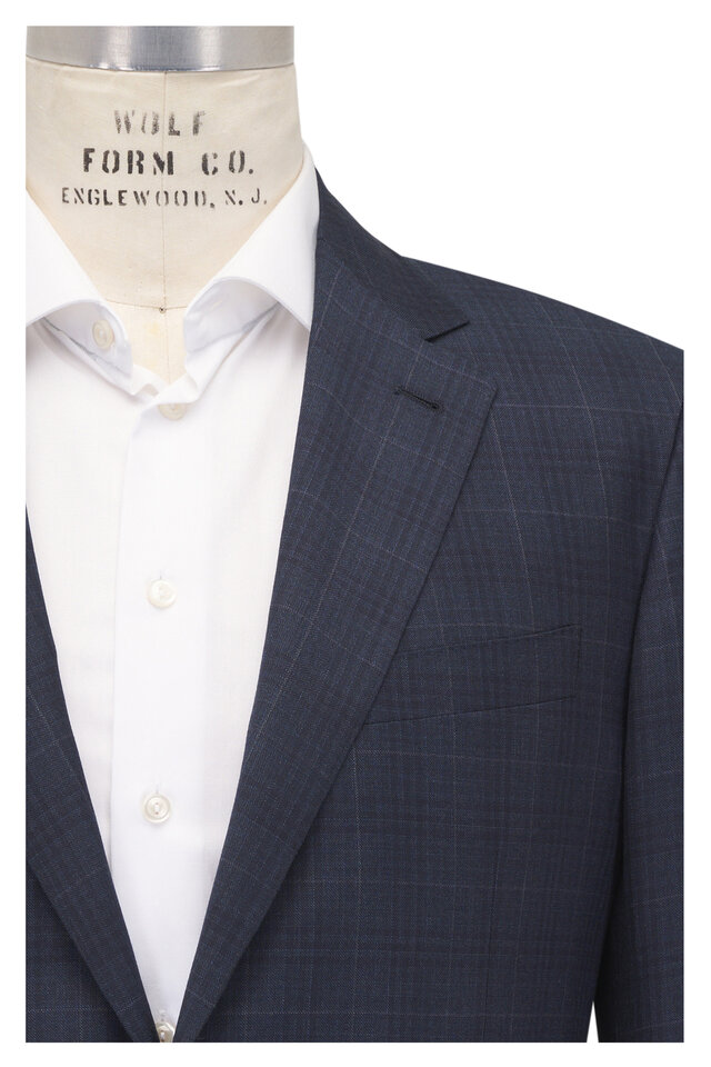 【CANALI】dark-NAVY worsted serge 2B SUIT CANALI Navy Suit | Norton Ditto