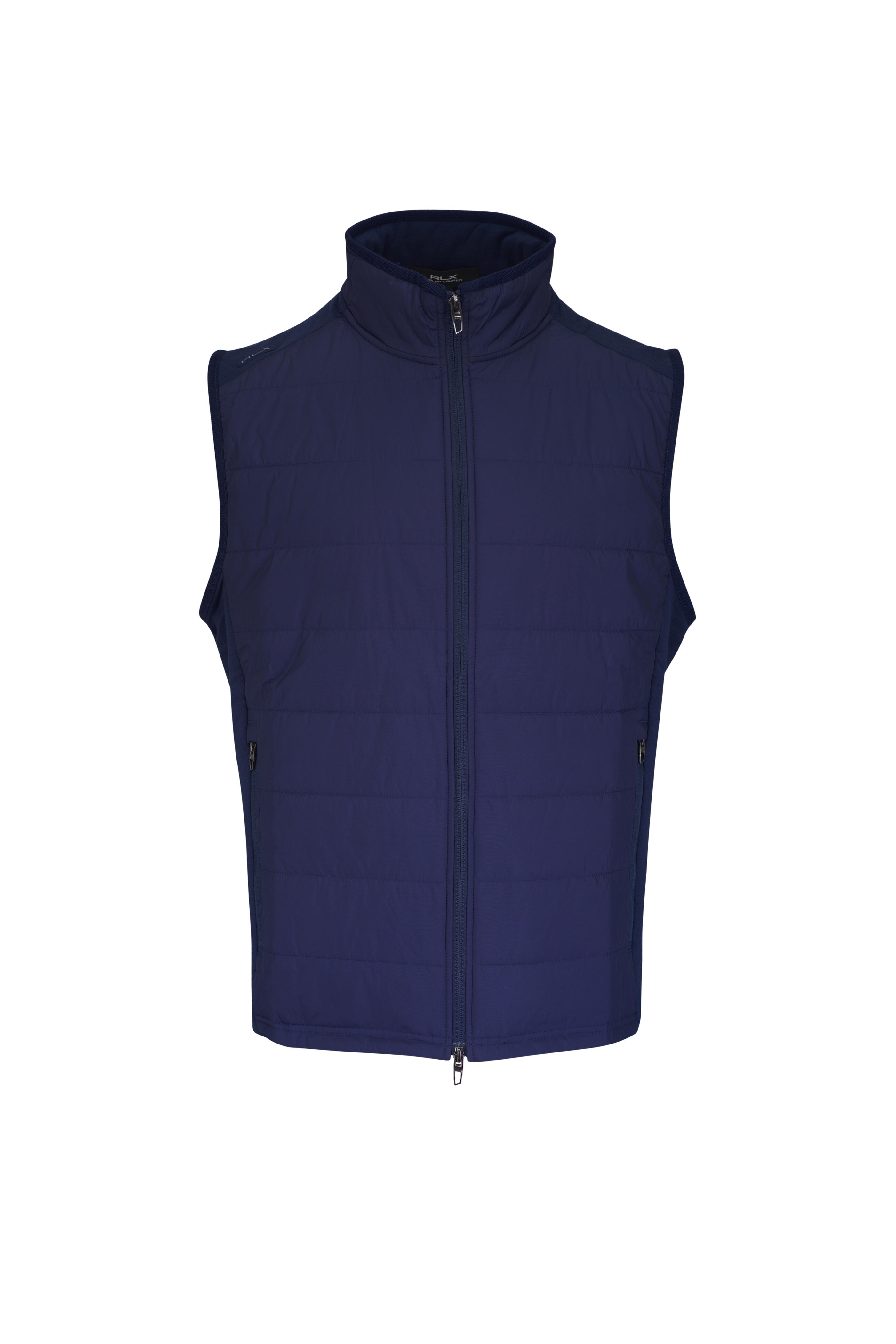 RLX Ralph Lauren - Navy Wool Mock Neck Vest