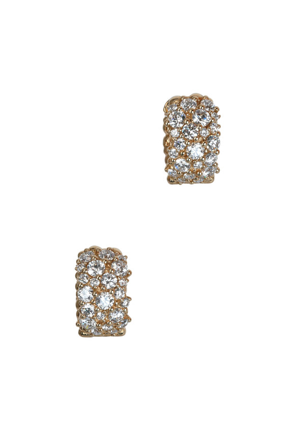 Paul Morelli Large Confetti Diamond Snap Hoops