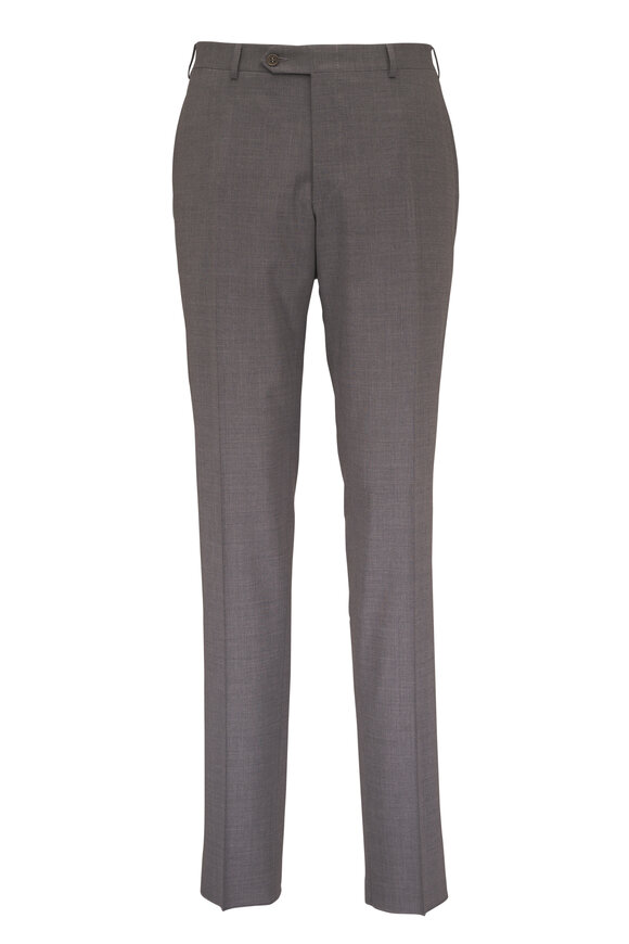 Canali Medium Gray Dress Pant - view 1