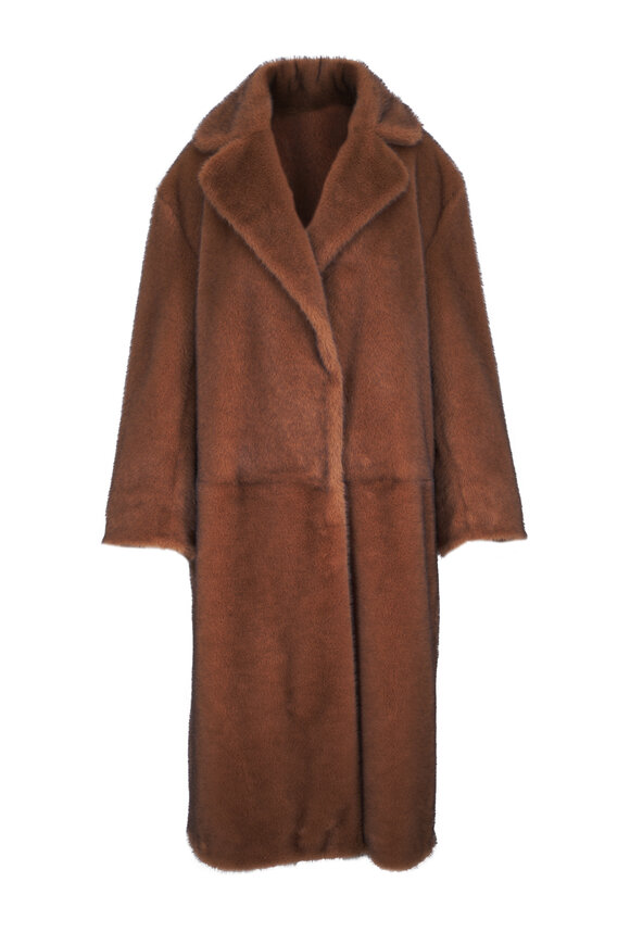 Antonelli Frittella Brown Faux Coat