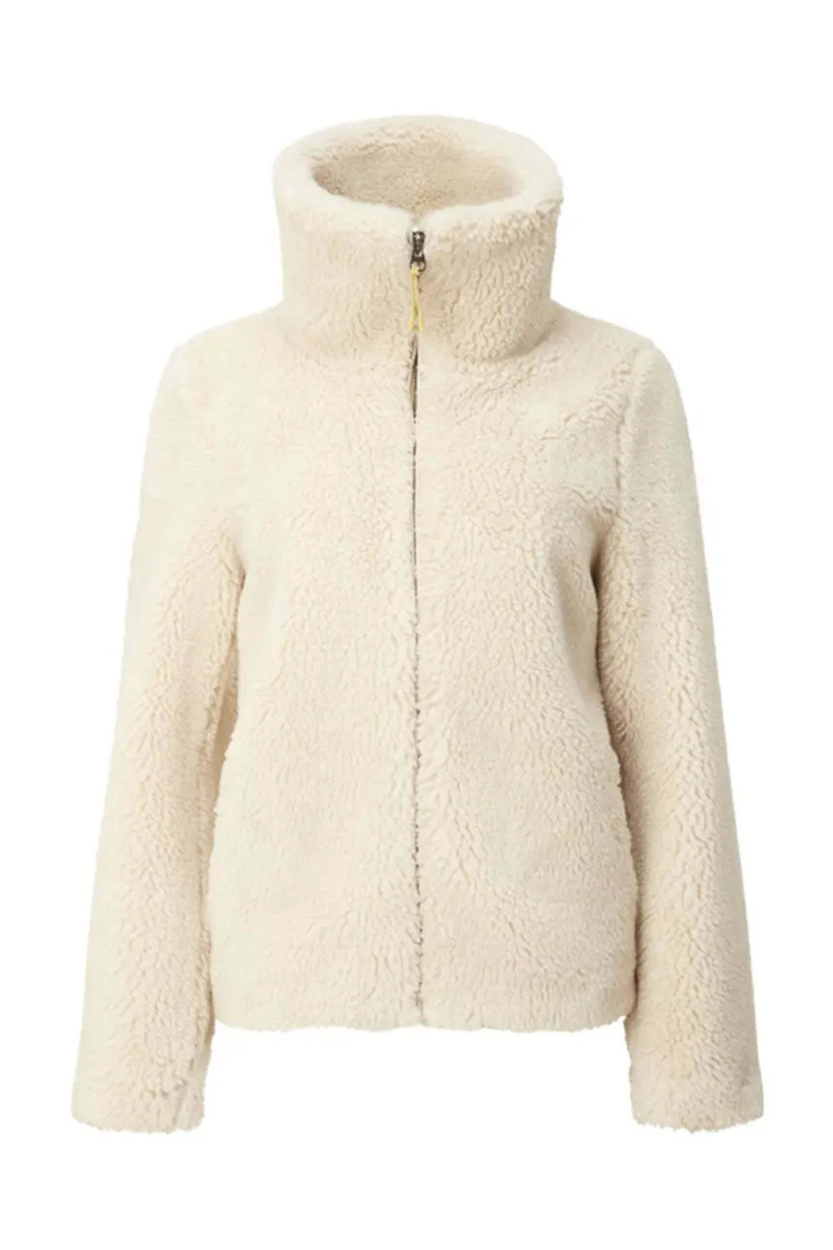 Apparis - Oat Vegan Shearling Zip Tamika Jacket