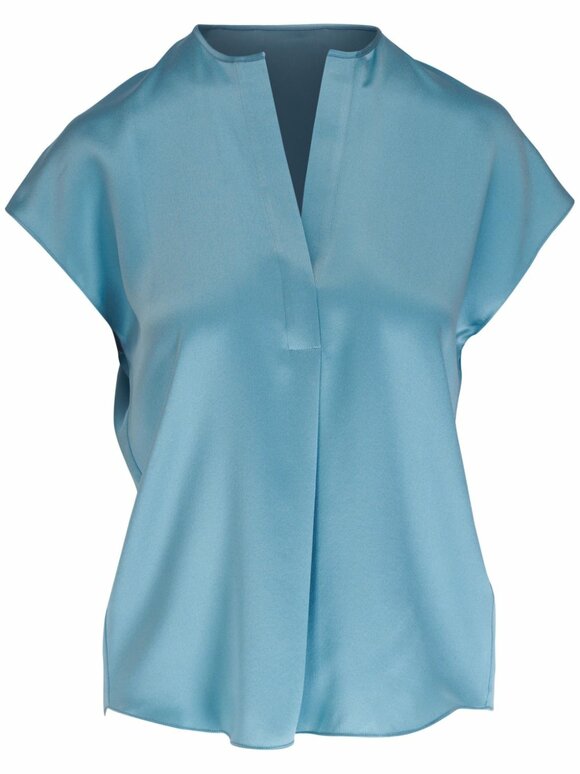 Vince - Jade Silk Cap Sleeve Blouse 