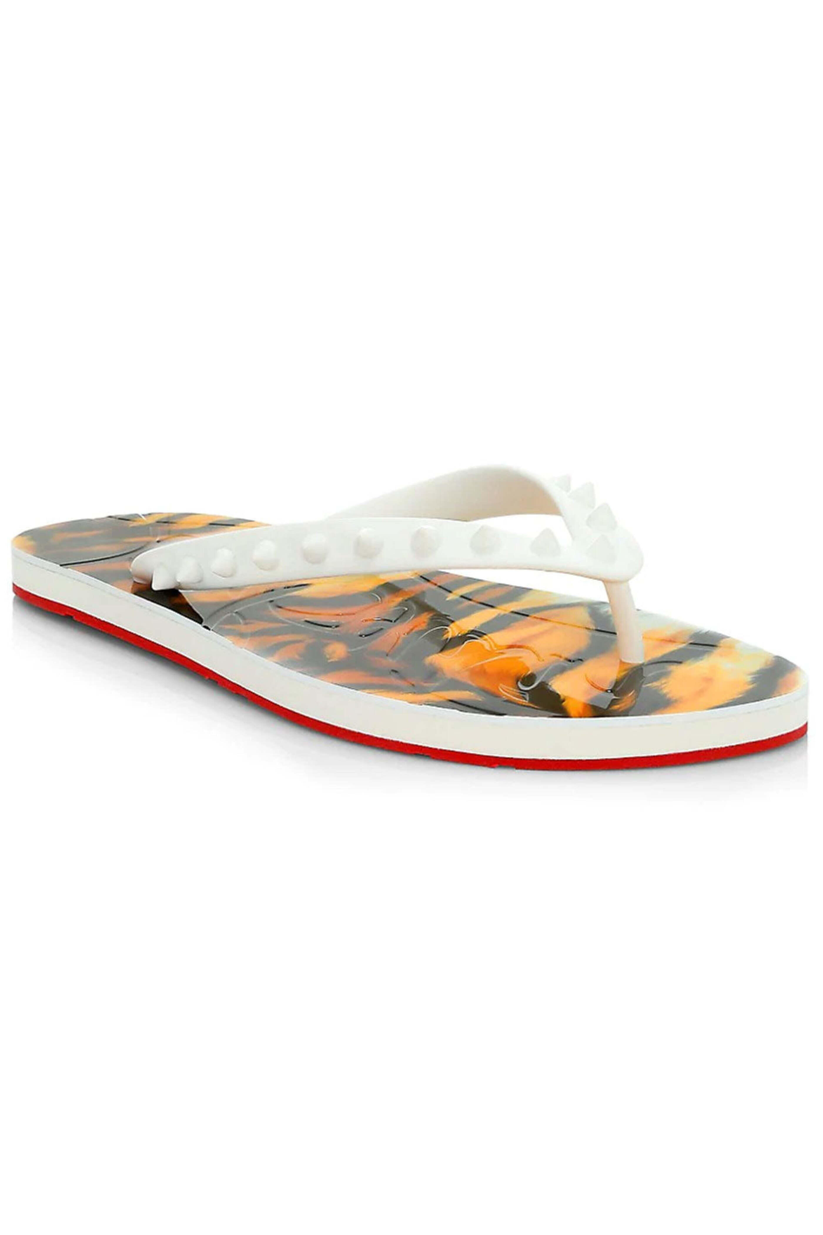 Christian Louboutin - Tiger Loubi Flip Donna Flat Sandals