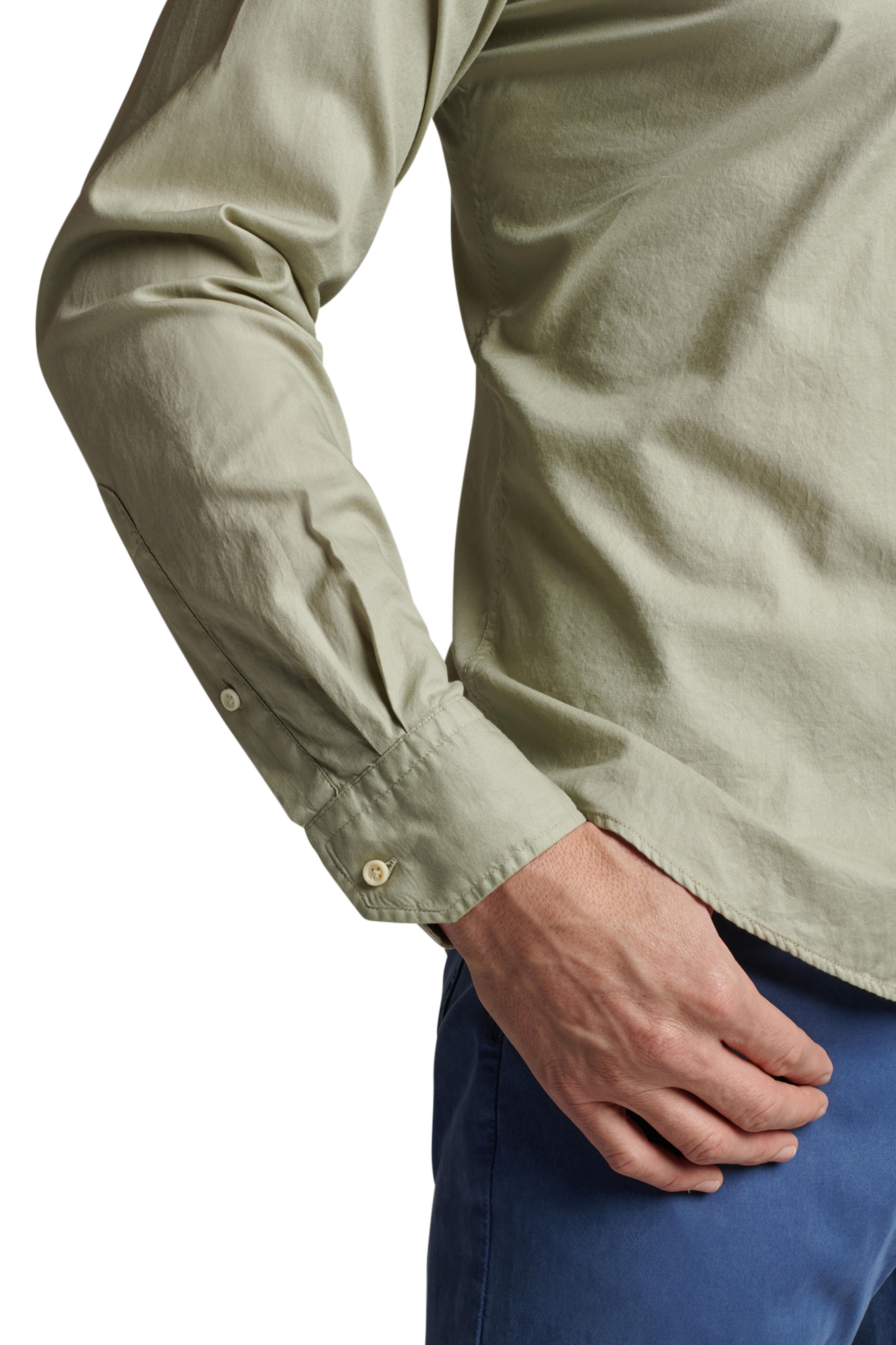 Peter Millar - Sojourn Herb Green Garment-Dyed Cotton Sport Shirt