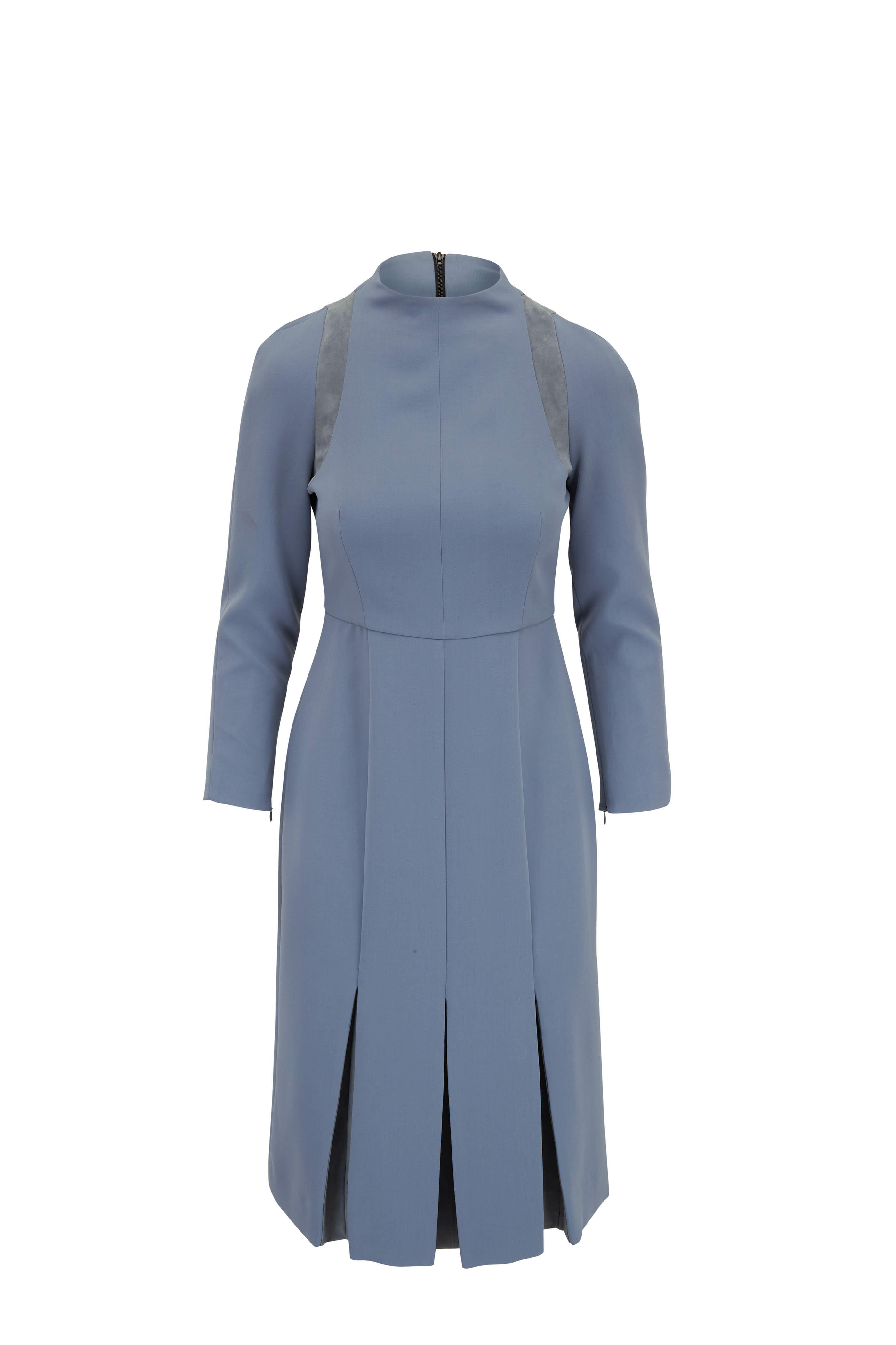 KZ_K Studio Slate Blue Tubular Midi Dress Mitchell Stores