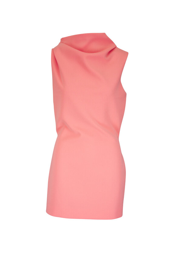 Khaite Naia Mix Crepe Coral Astor Dress - view 1