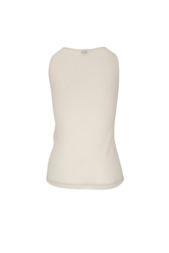Saint Laurent Cassandre Beige Rouge Tank - view 3
