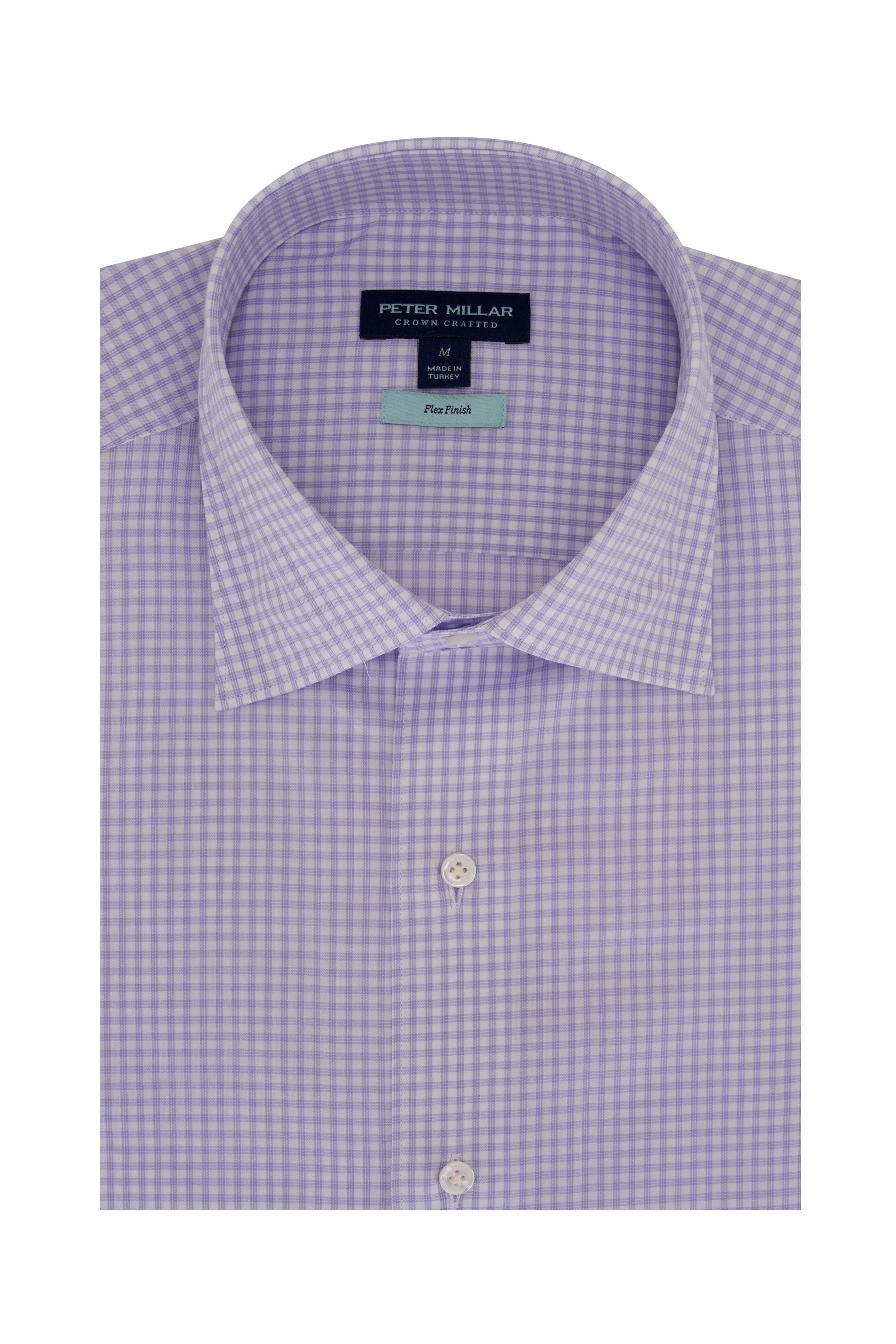 Peter Millar - Francis Wisteria Check Cotton Sport Shirt