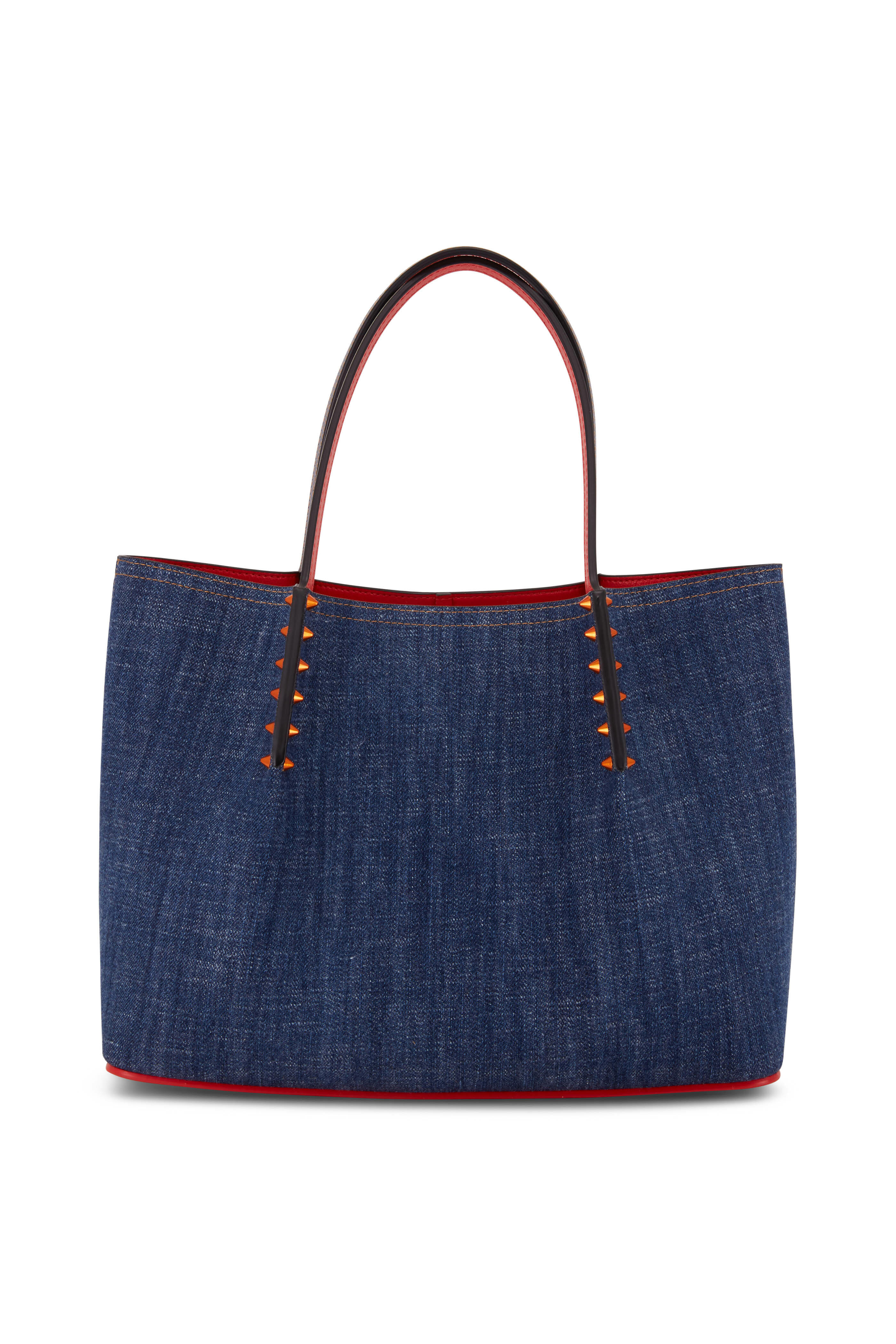 Christian Louboutin - Cabarock Denim Small Tote | Mitchell Stores