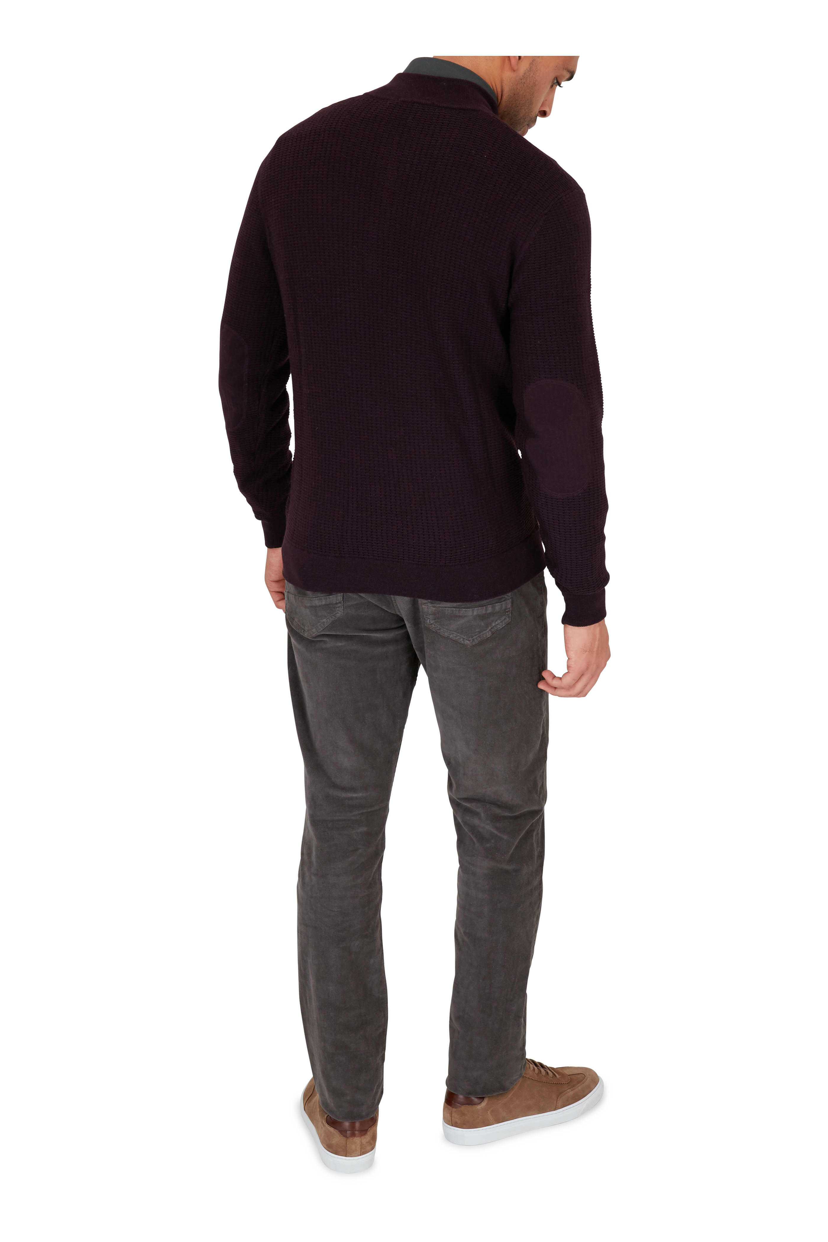 Hudson - Blake Dark Gray Slim Straight Corduroy Jean
