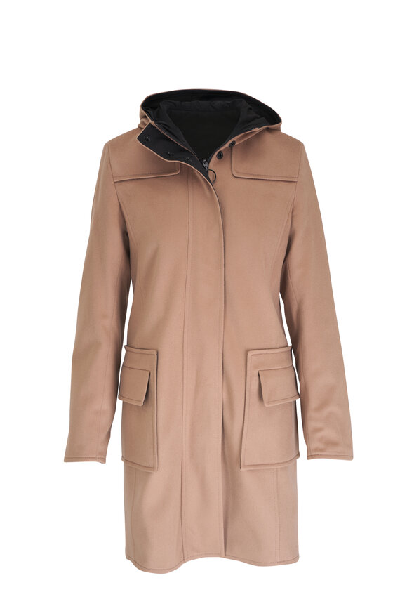 Akris Punto Malt Reversible Wool Coat