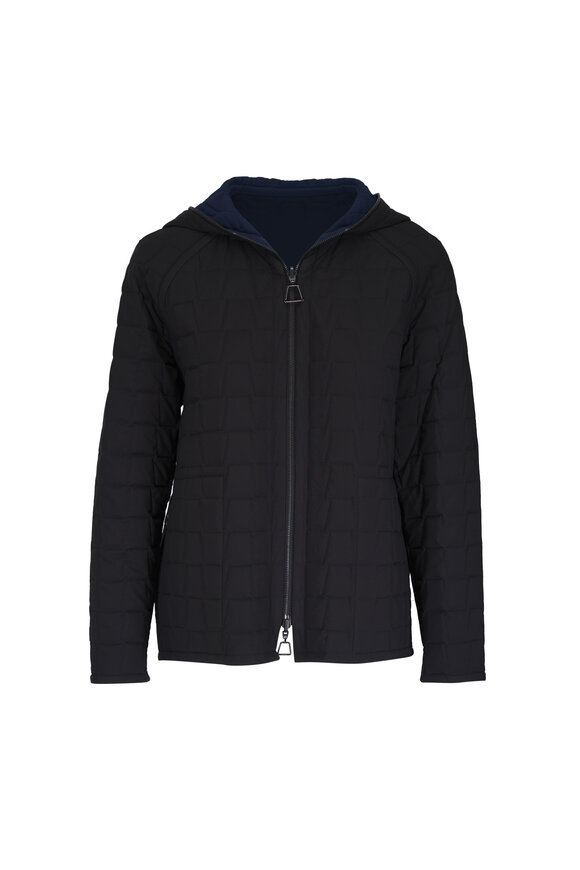 Akris Enon Reversible Trapezoid Quilted Jacket - view 1