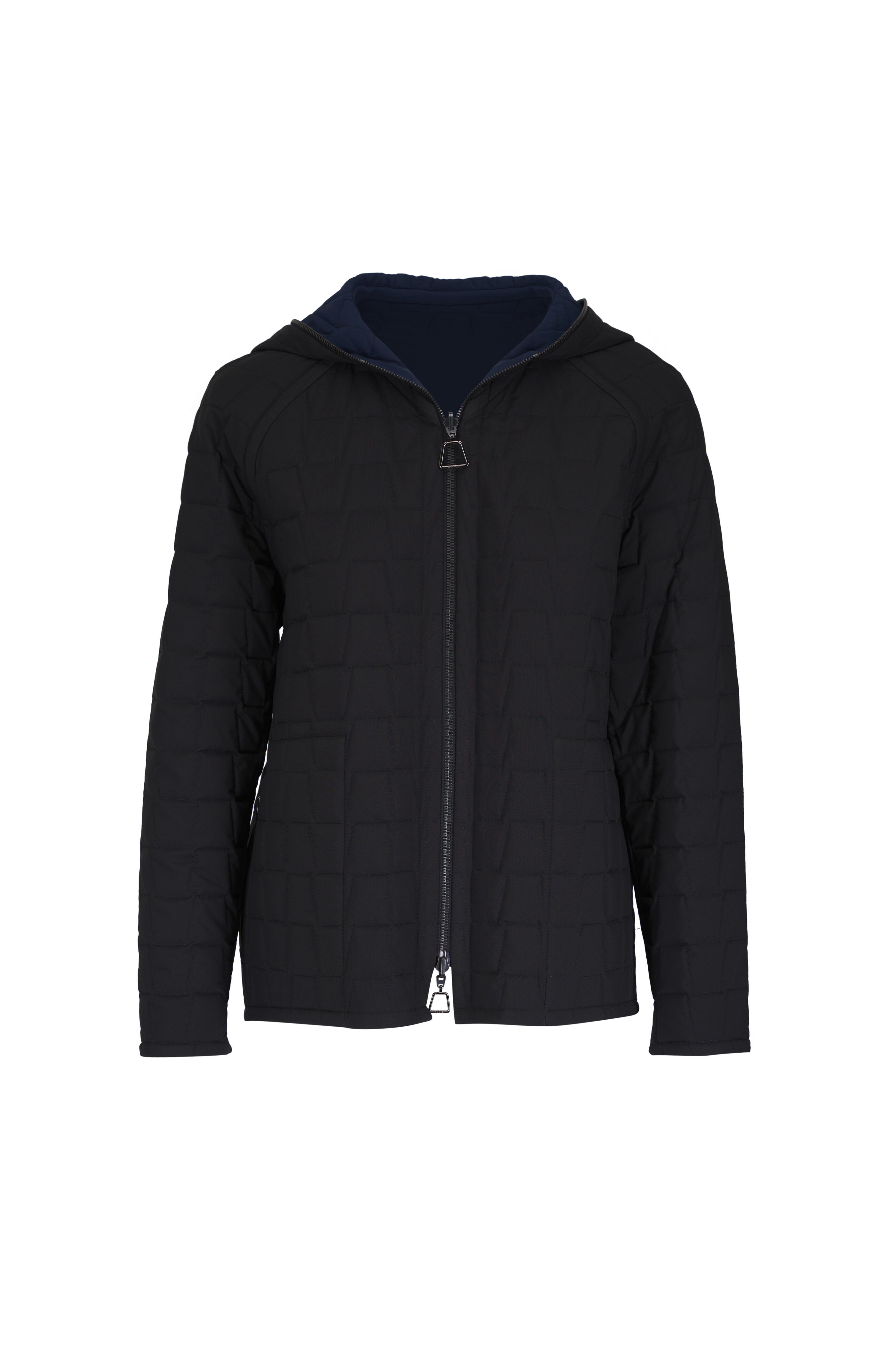 Akris - Enon Reversible Trapezoid Quilted Jacket - view 1