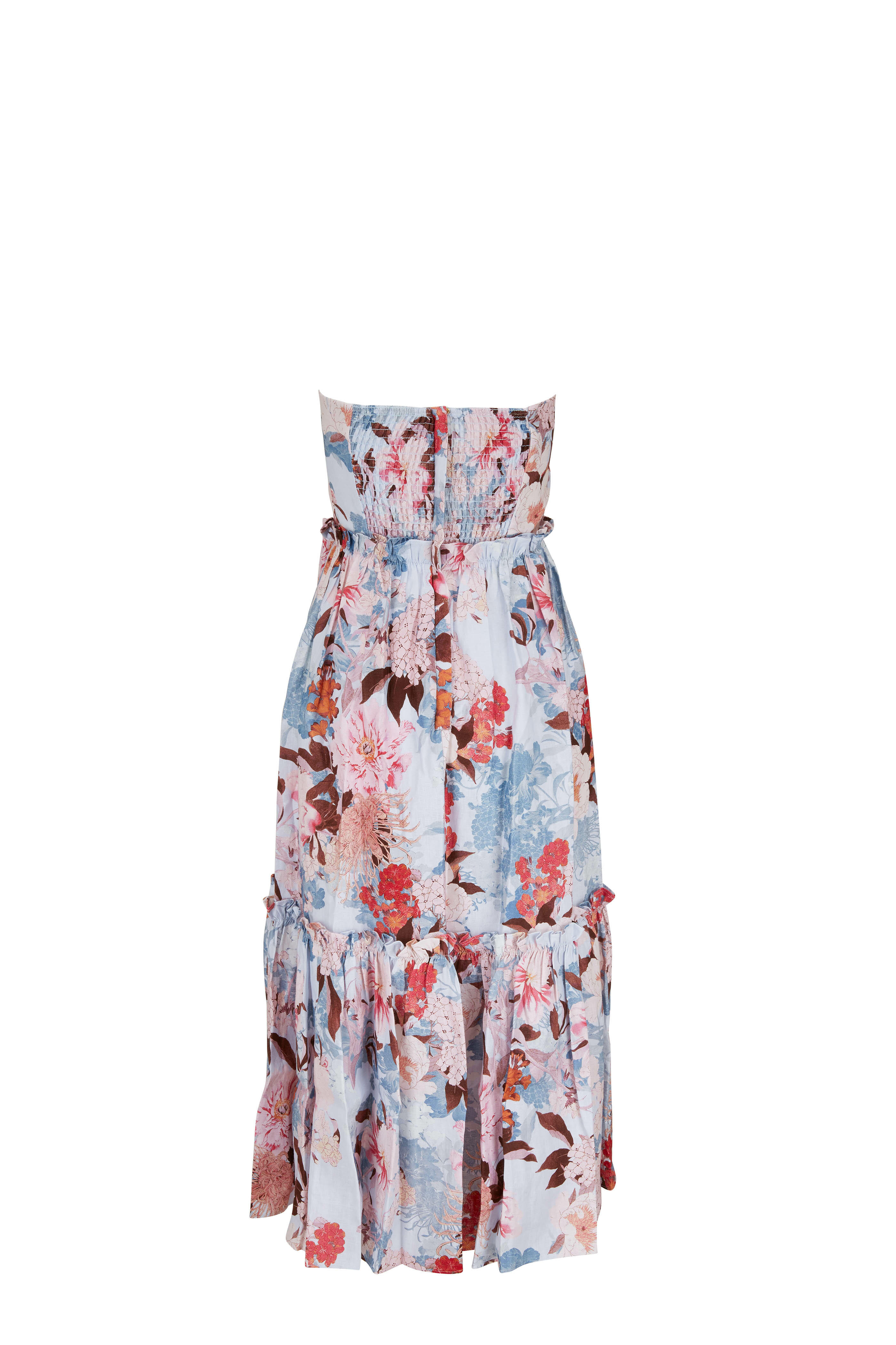 Cara Cara - Torres Japanese Floral Strapless Dress