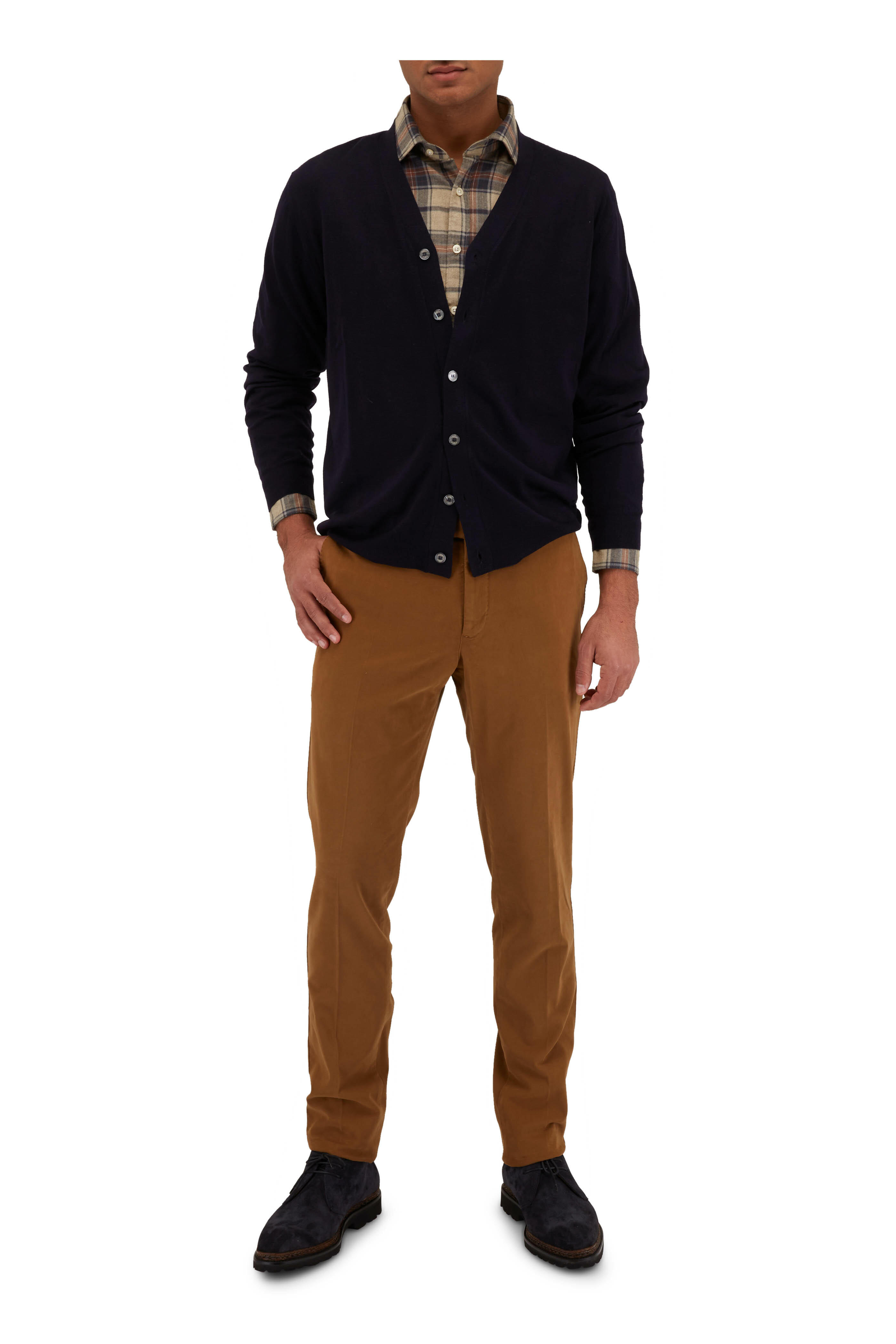 Bontoni - Desert Soft Black Suede Lug Sole Boot