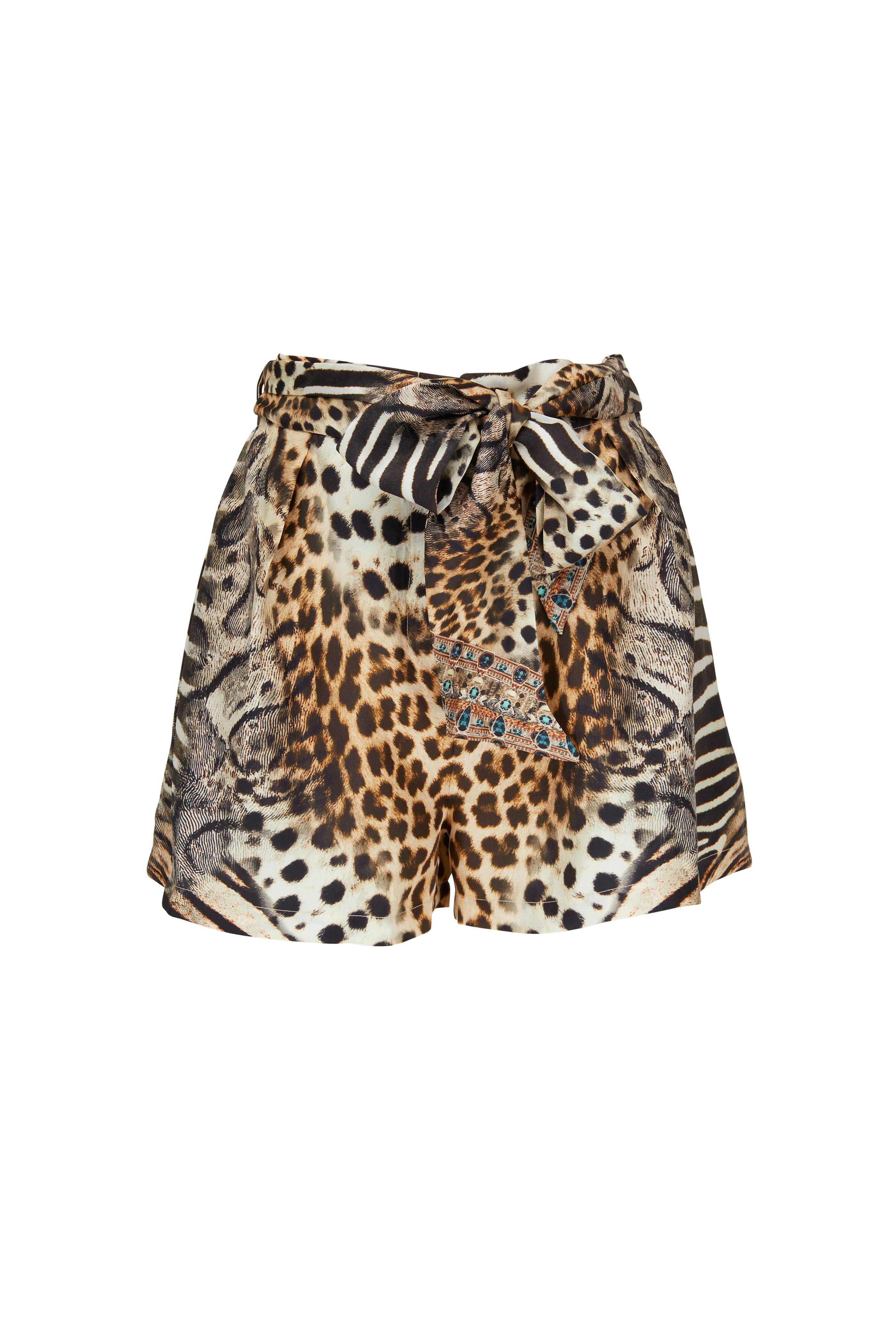 Camilla - For The Love Of Leo Belted Tuck Front Shorts