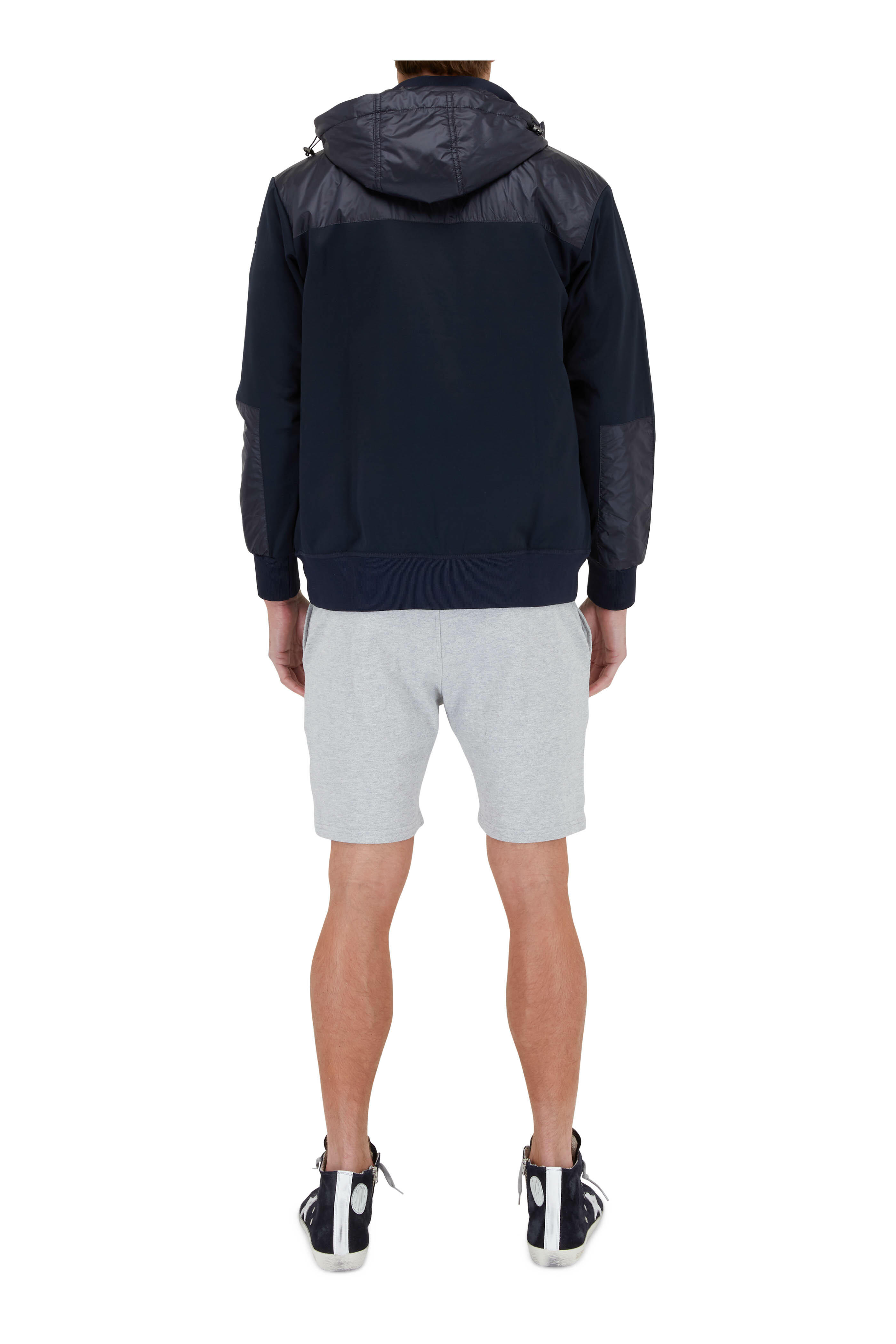 WAHTS - Key Light Grey Mélange Piqué Shorts