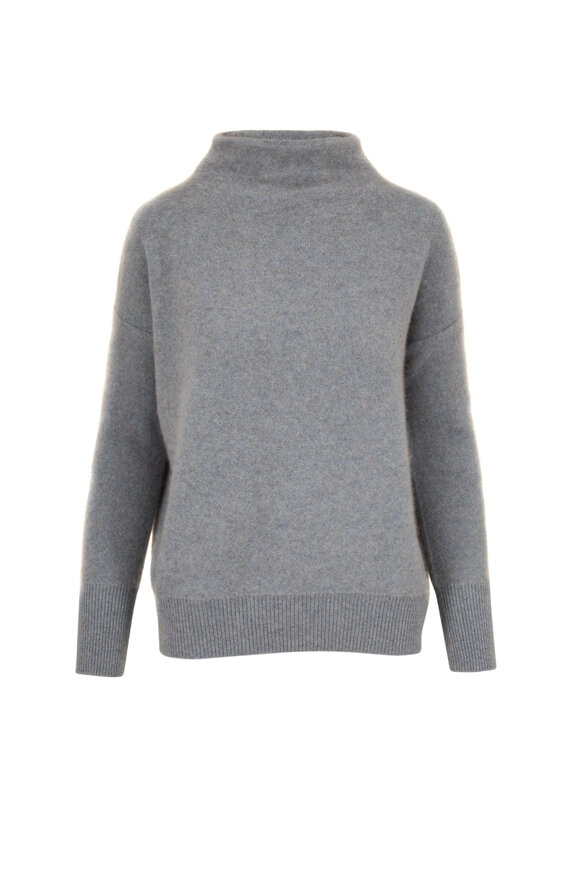 Vince - Heather Patina Boiled Cashmere Funnel Neck Sweater