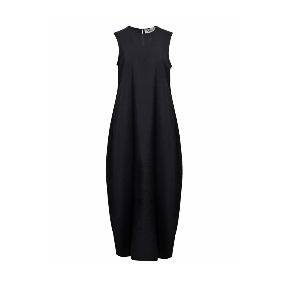 rohe hammered silk dress Rohe Frames - Black Hammered Silk Dress