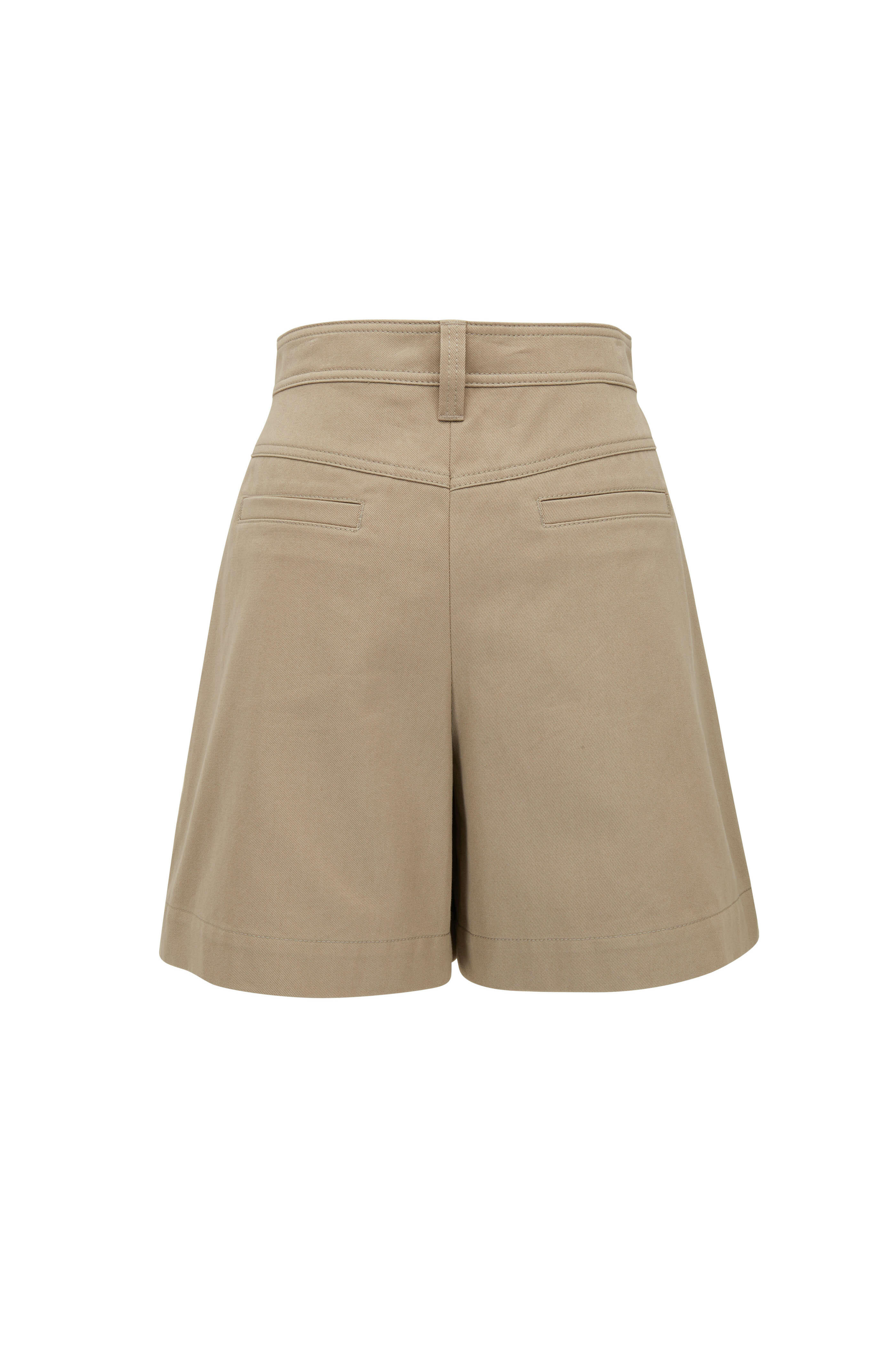 ショートパンツ BRUNELLO CUCINELLI Women Shorts  Burmudas MM633P8887C433 GR Brunello Cucinelli - Green Belted Bermuda Skort | Mitchell