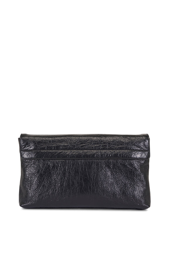 Balenciaga Le City Black Leather Clutch - view 2