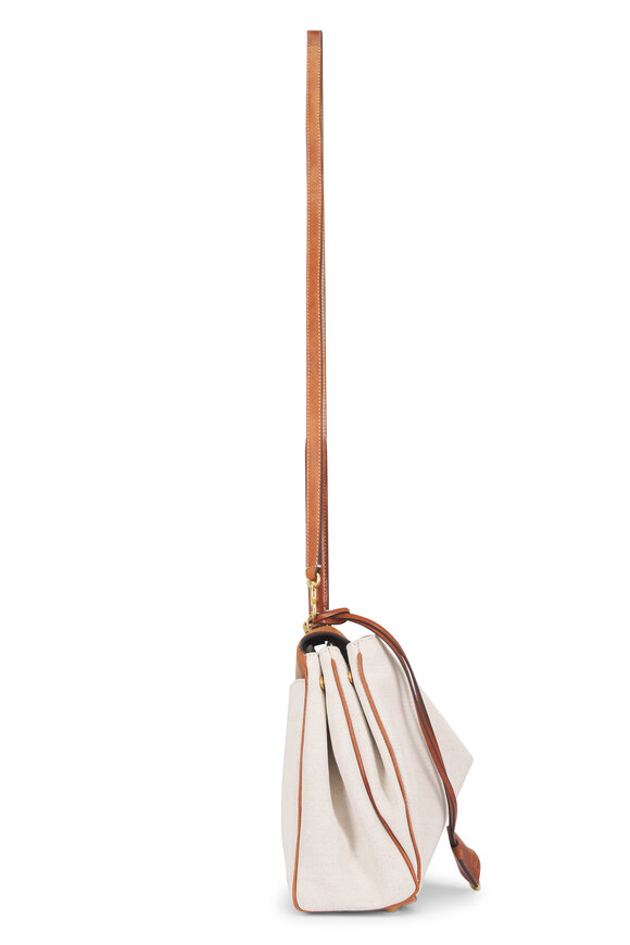 Balenciaga Medium Rodeo Natural & Tan Cowboy Top Handle Bag - view 3
