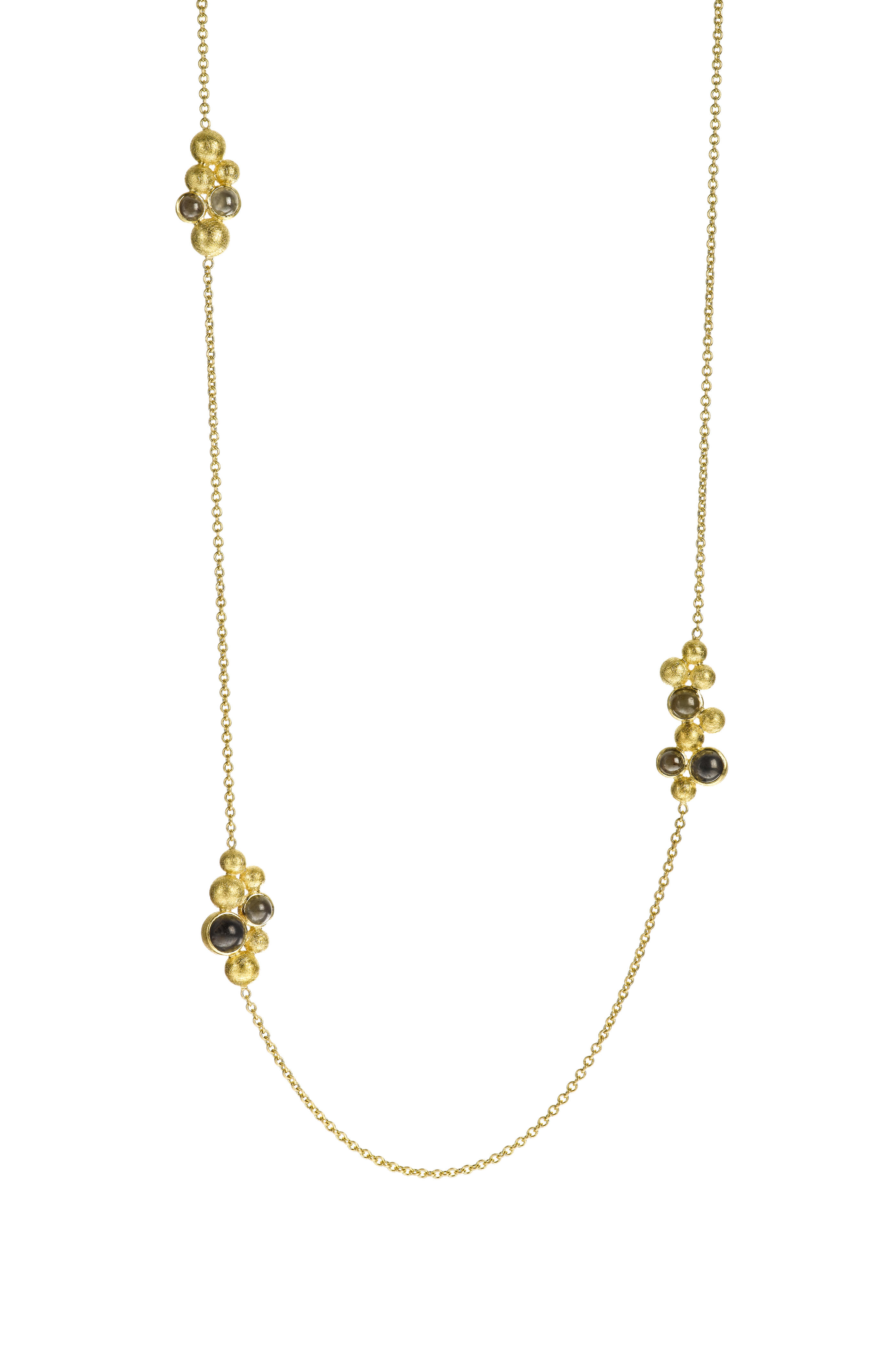 Todd Reed - 18K Yellow Gold & Silver Raw Diamond Necklace