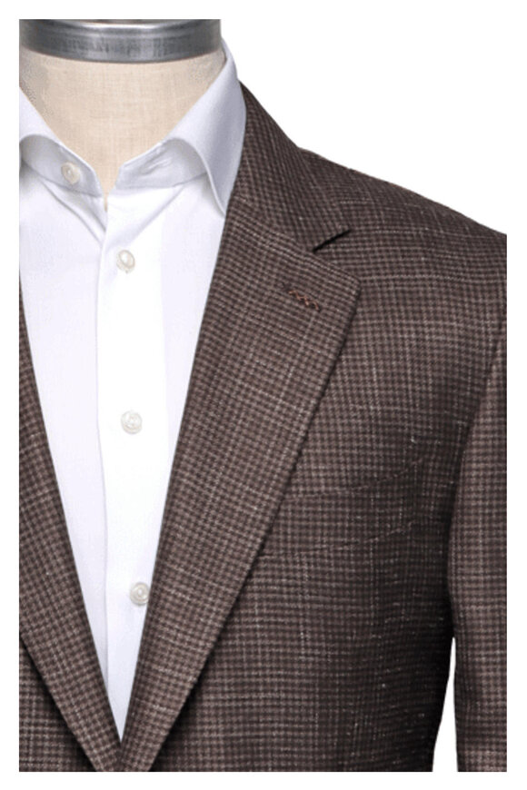 Ermenegildo Zegna ジャケット 48 ブラウン Ermenegildo Zegna Blazer Men 48/62L Adult Brown Sports