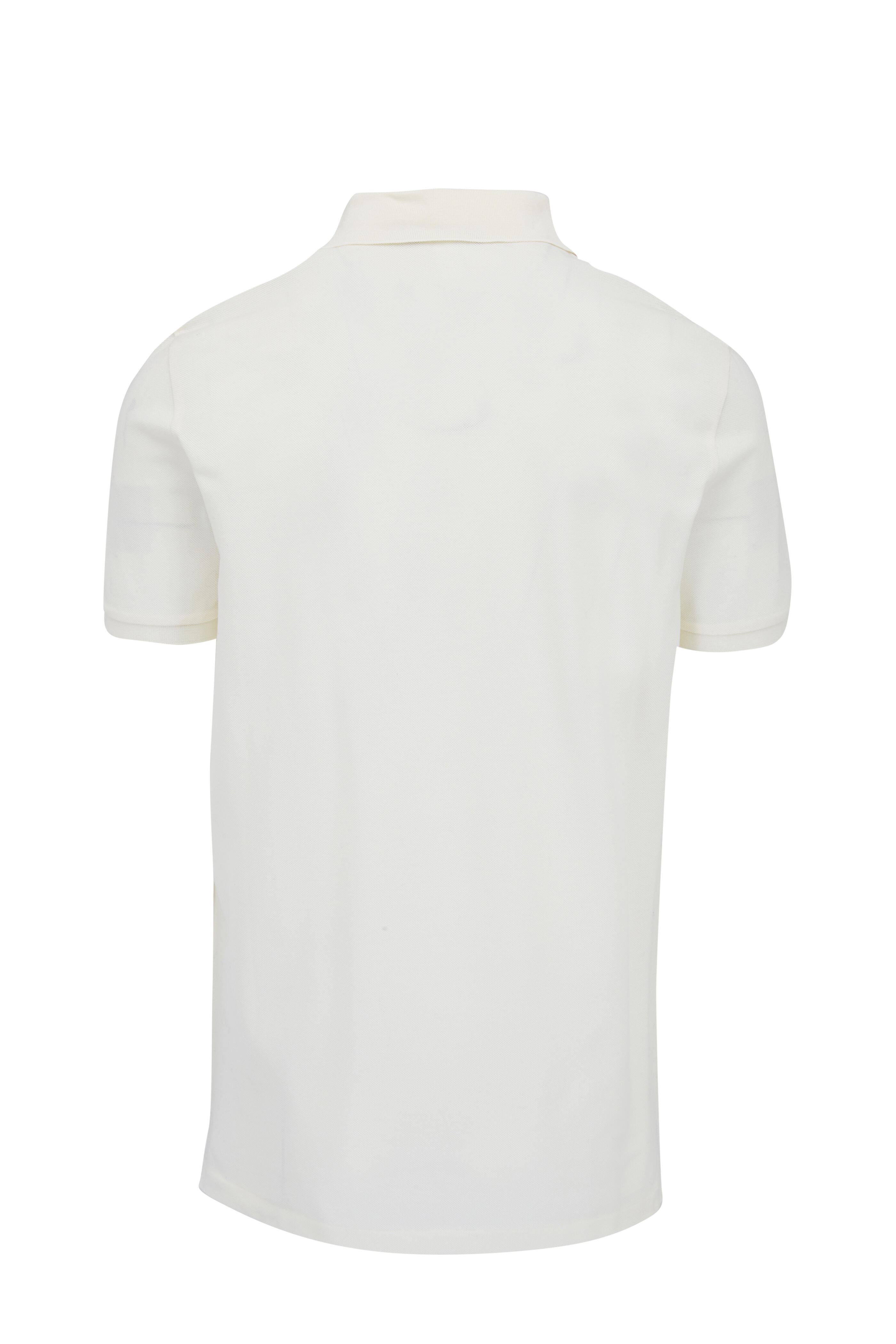 Ralph Lauren Purple Label - Cream Cotton Polo | Mitchell Stores