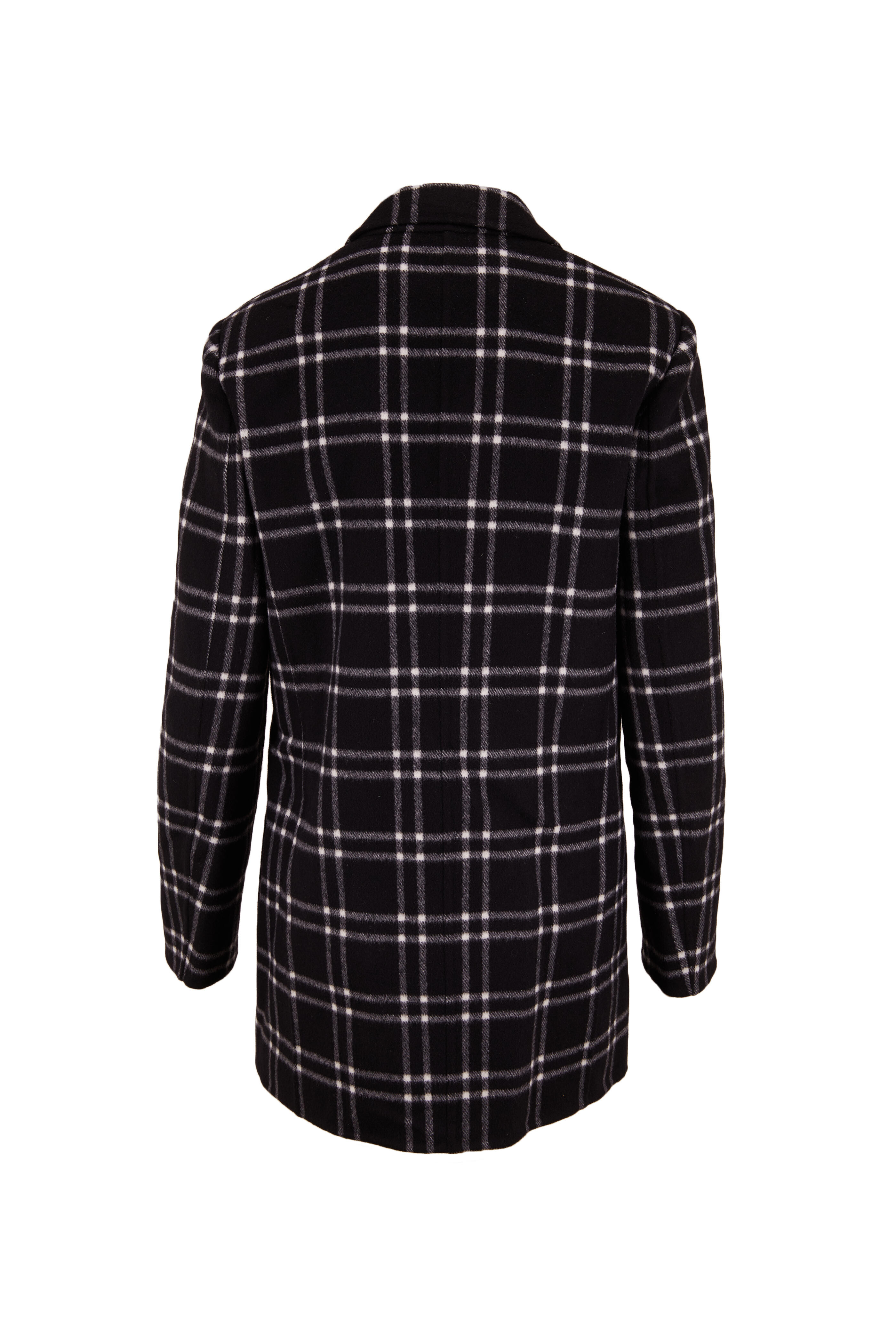 Michael Kors Collection - Ivory & Black Double-Faced Wool Boyfriend Blazer