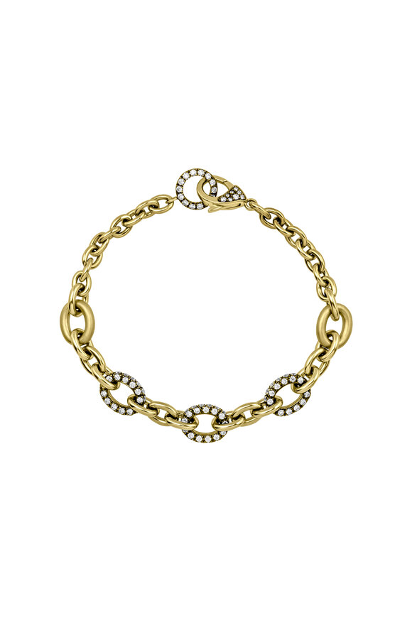 Mariani 18k Yellow Gold Rolo Medium Diamond - view 2