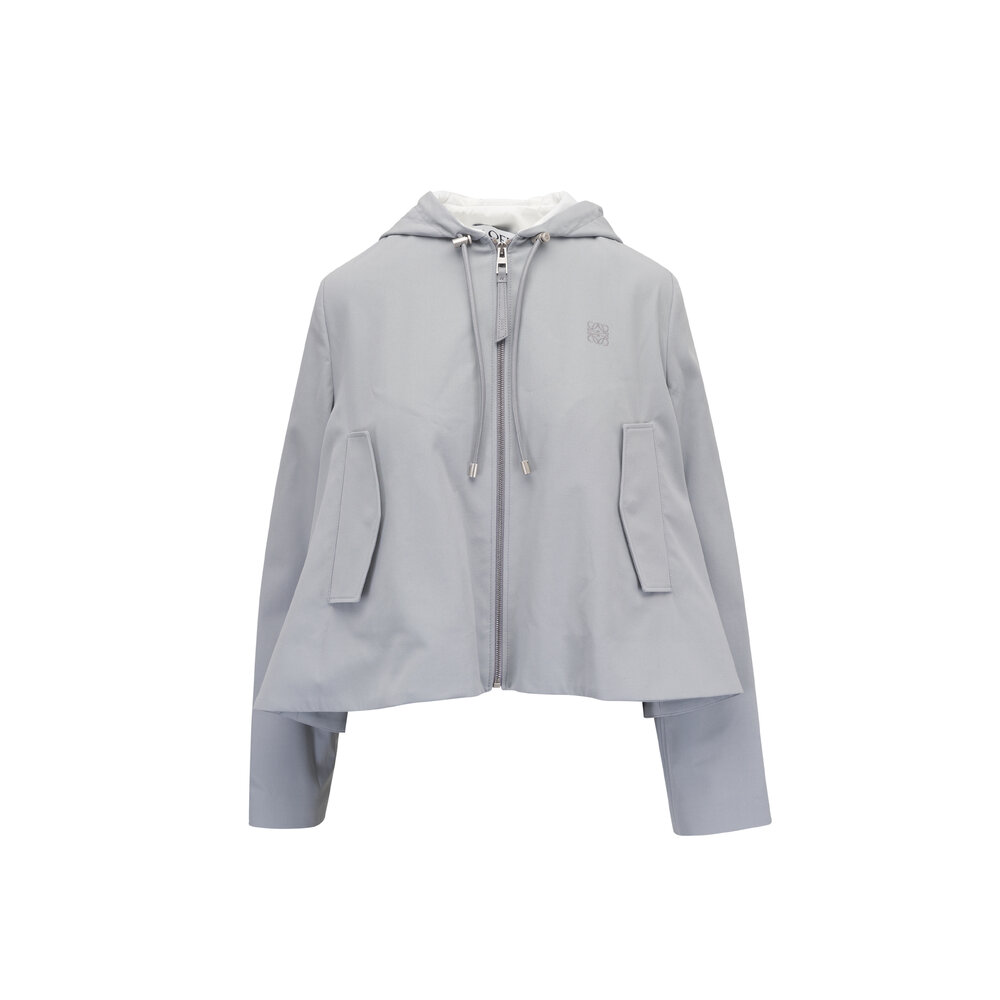 ジャケット・アウター LOEWE PAULA PRINT HOODED COAT XS LOEWE PAULA