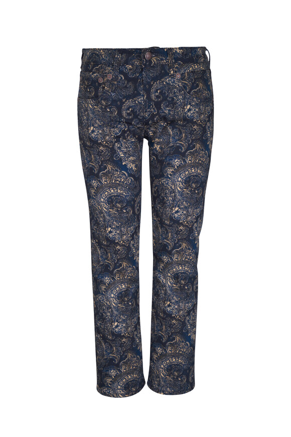R13 Boy Straight Paisley Jean