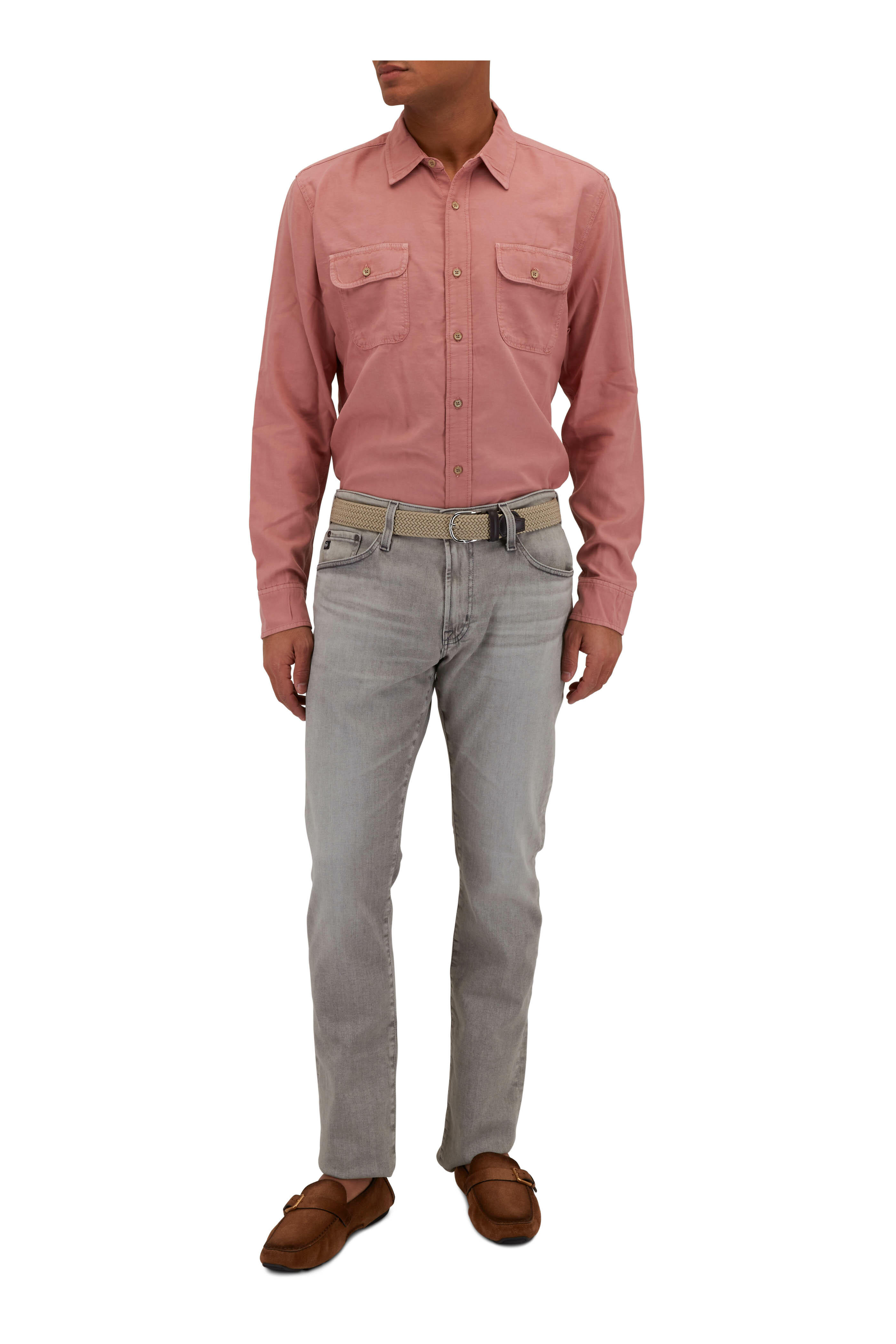 Santoni - Hammel Brown Suede Buckle Driver