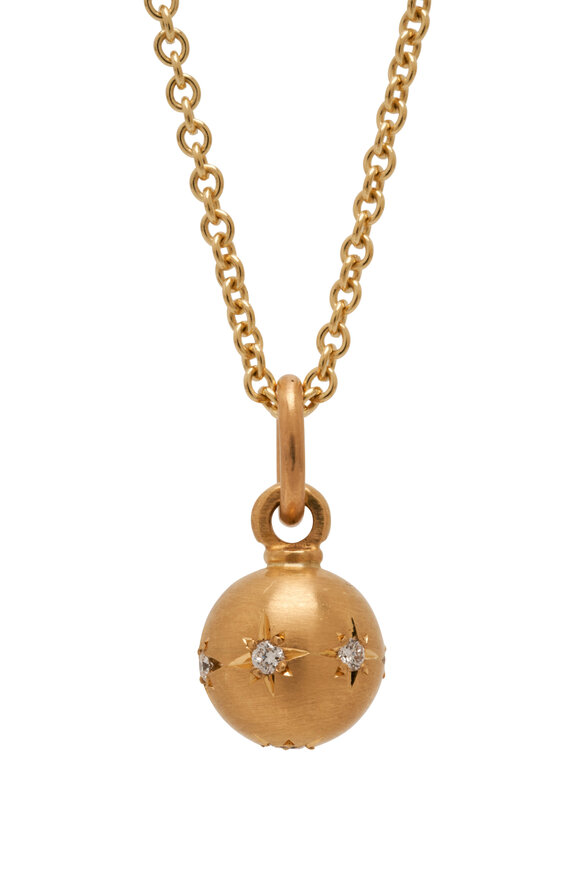 Caroline Ellen - Diamond Star Pendant Necklace