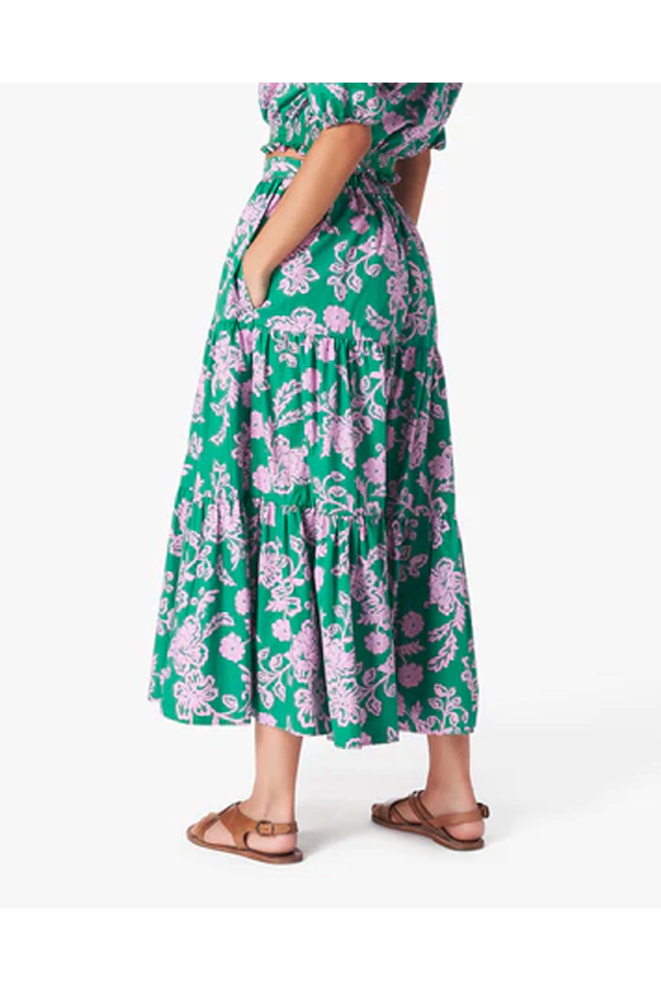 Xirena - Caprisyn Green Angeline Skirt