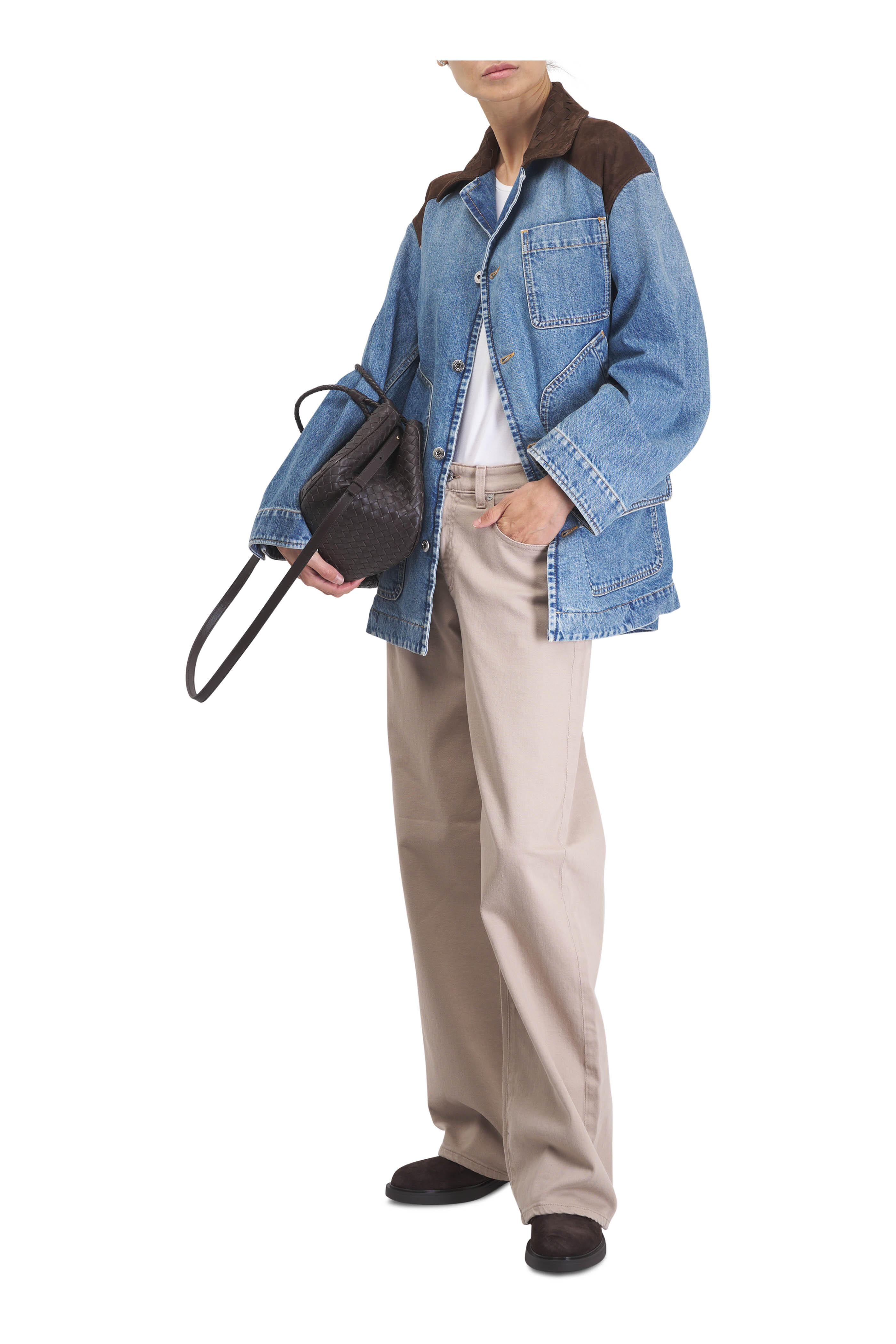 Bottega Veneta - Vintage Mid Blue Indigo Denim Jacket