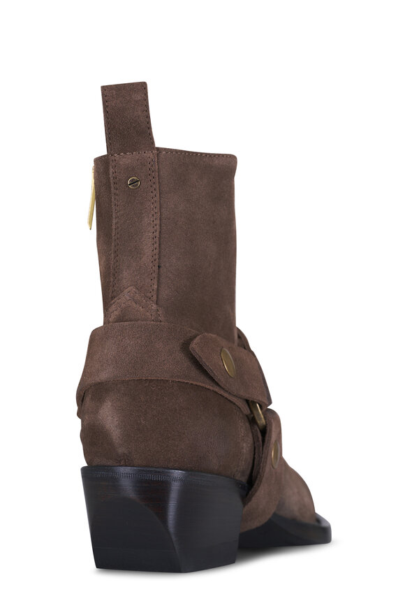 Golden Goose Debbie Taupe Suede Ankle Boot, 45mm - view 4