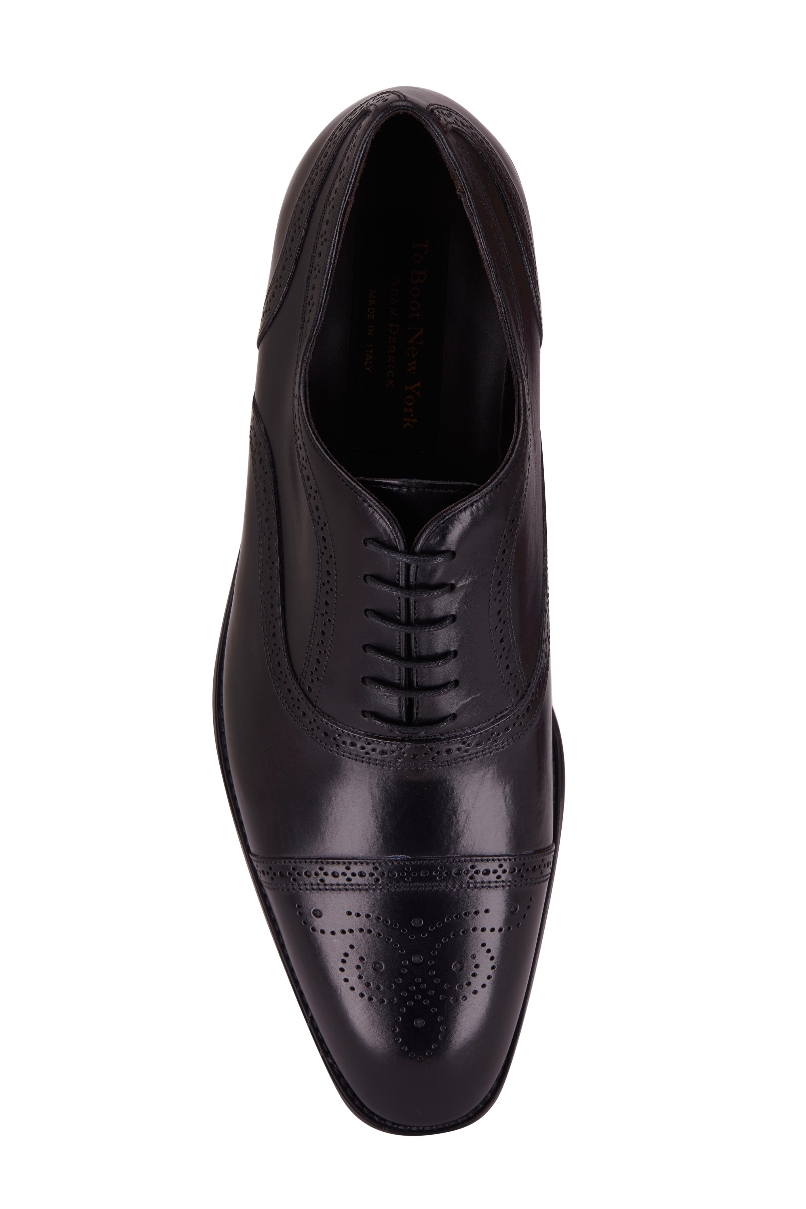 To Boot New York - Phelps Parma Black Lace Up Shoe