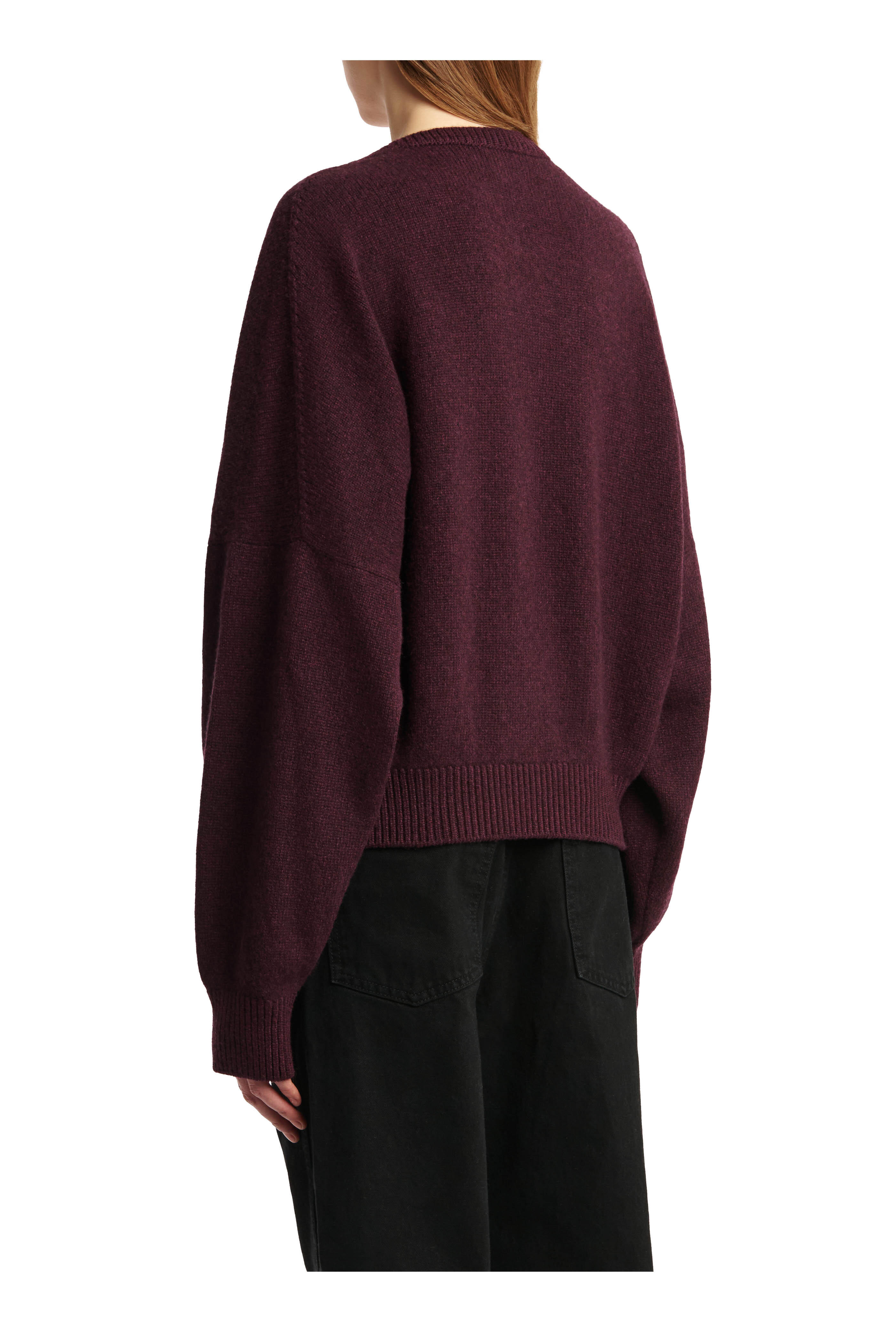 Khaite - Wolfe Plum Dense Cashmere Sweater