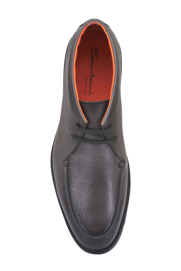 Santoni Rock Leather Chukka Boot - view 7