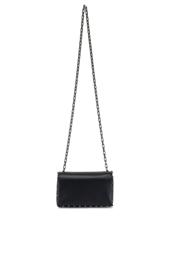 Christian Louboutin Spiky Soft Black Nappa Pouch