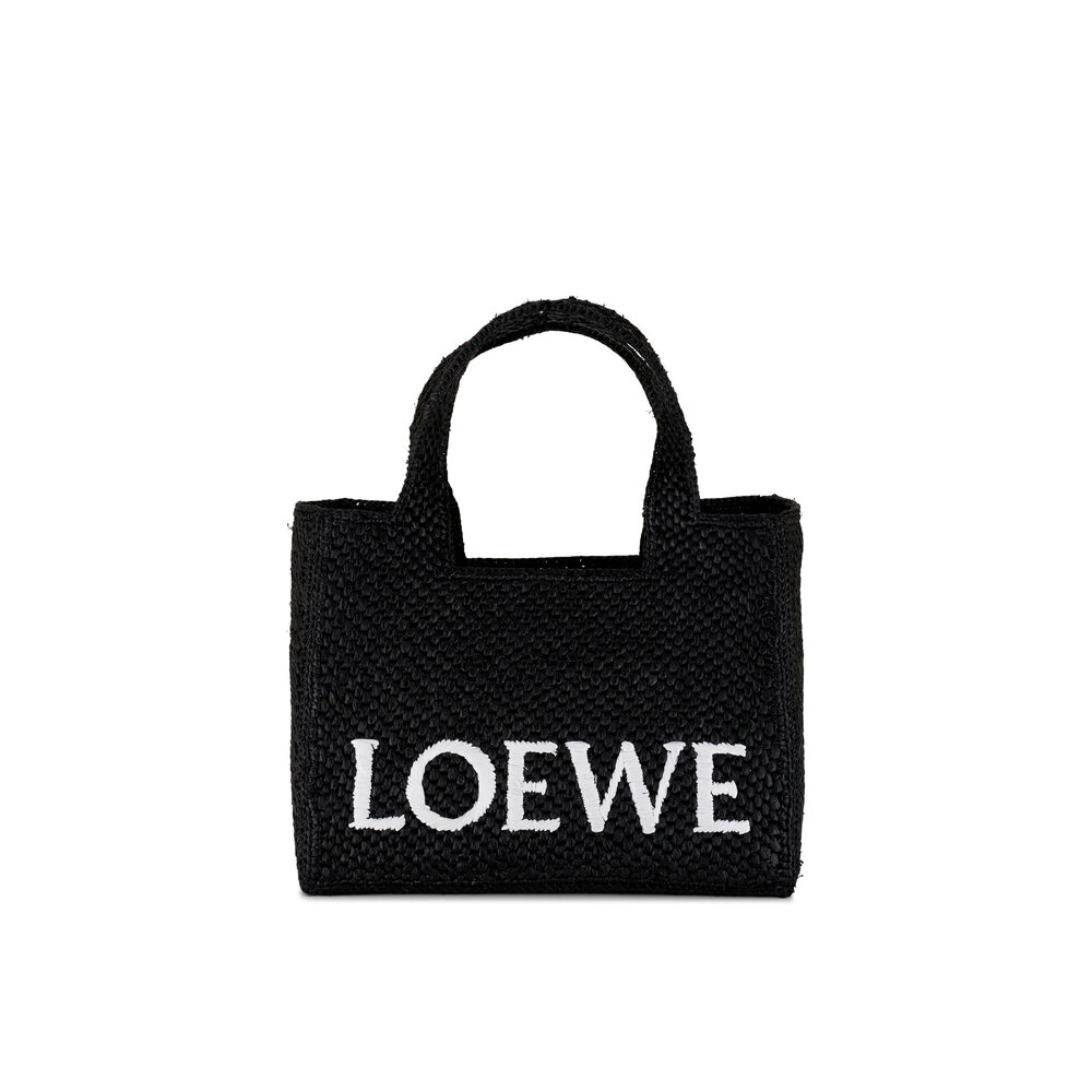 BLACK LOEWE RAFFIA PUZZLE SMALL BAG (A510S21XA9)