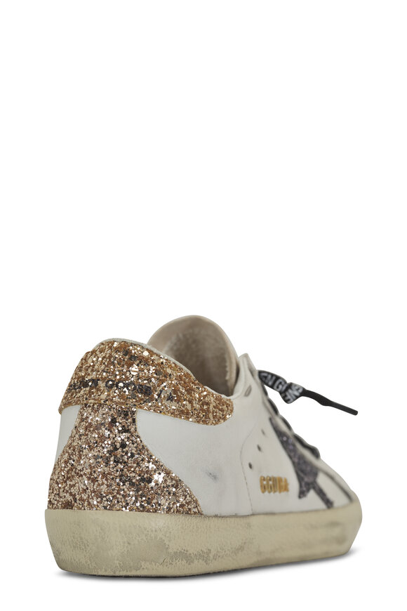 Golden Goose - Superstar Classic Optic White Glitter Sneaker